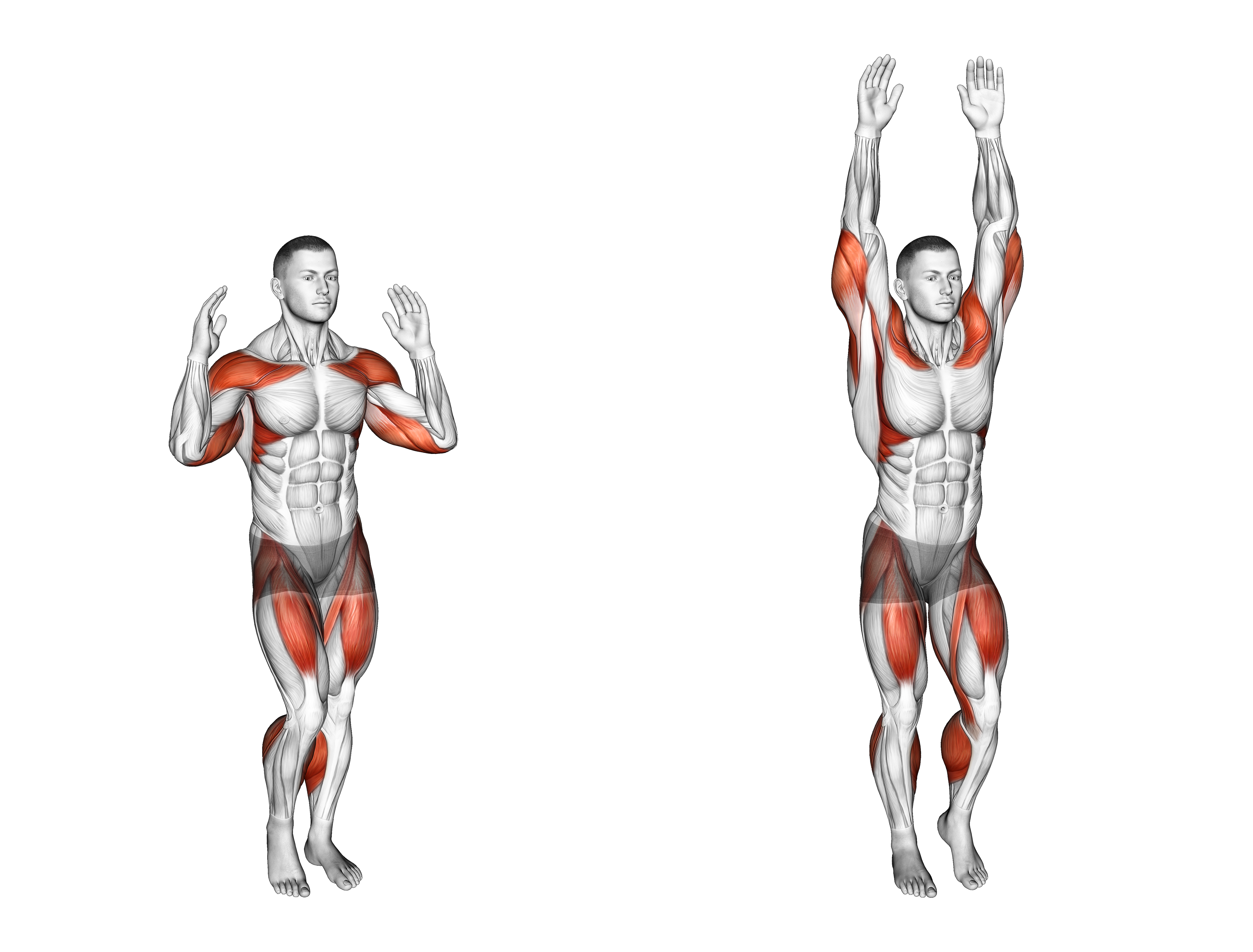 Arm Raise Step In Place