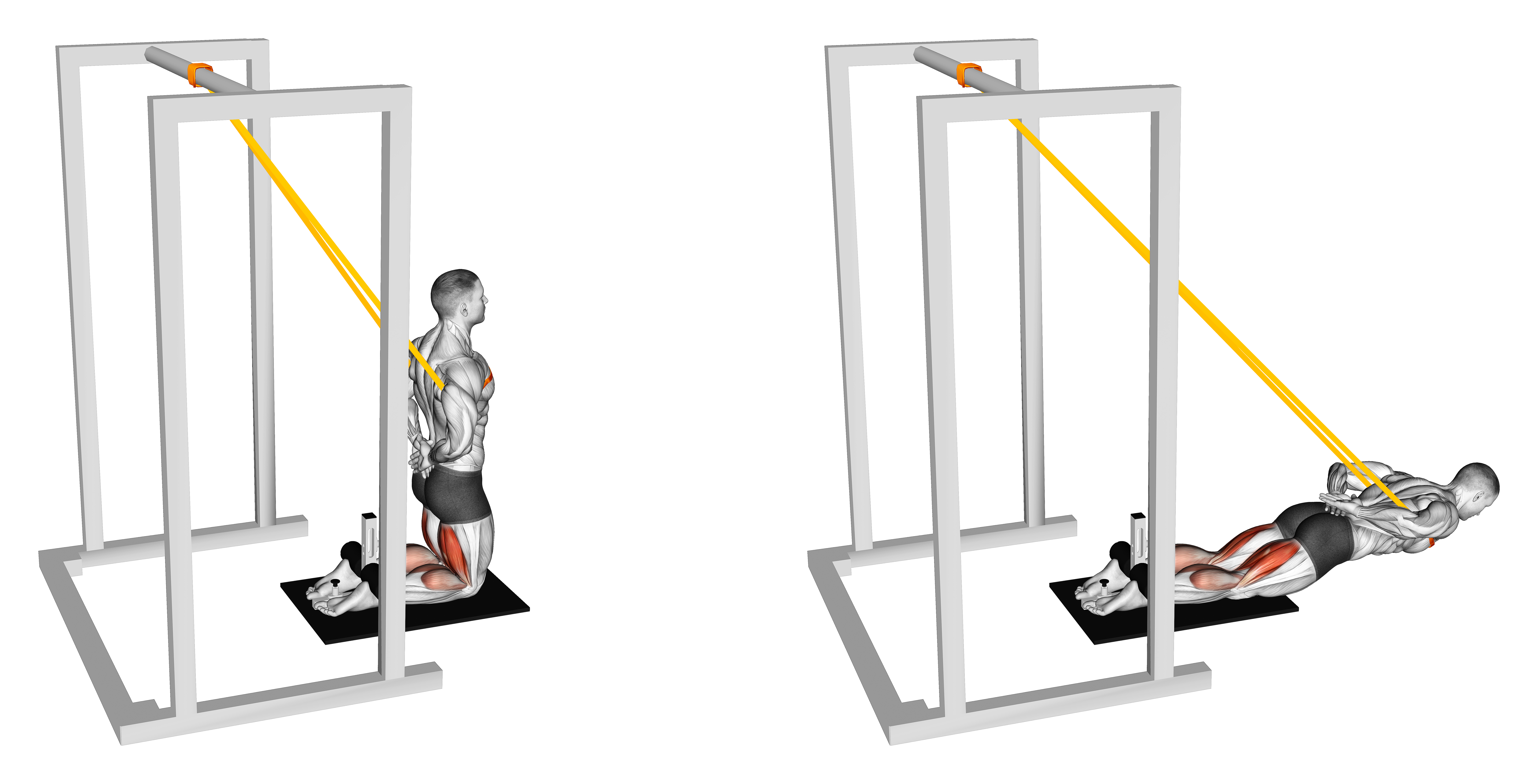 Band Assisted Floor Glute Ham Raise