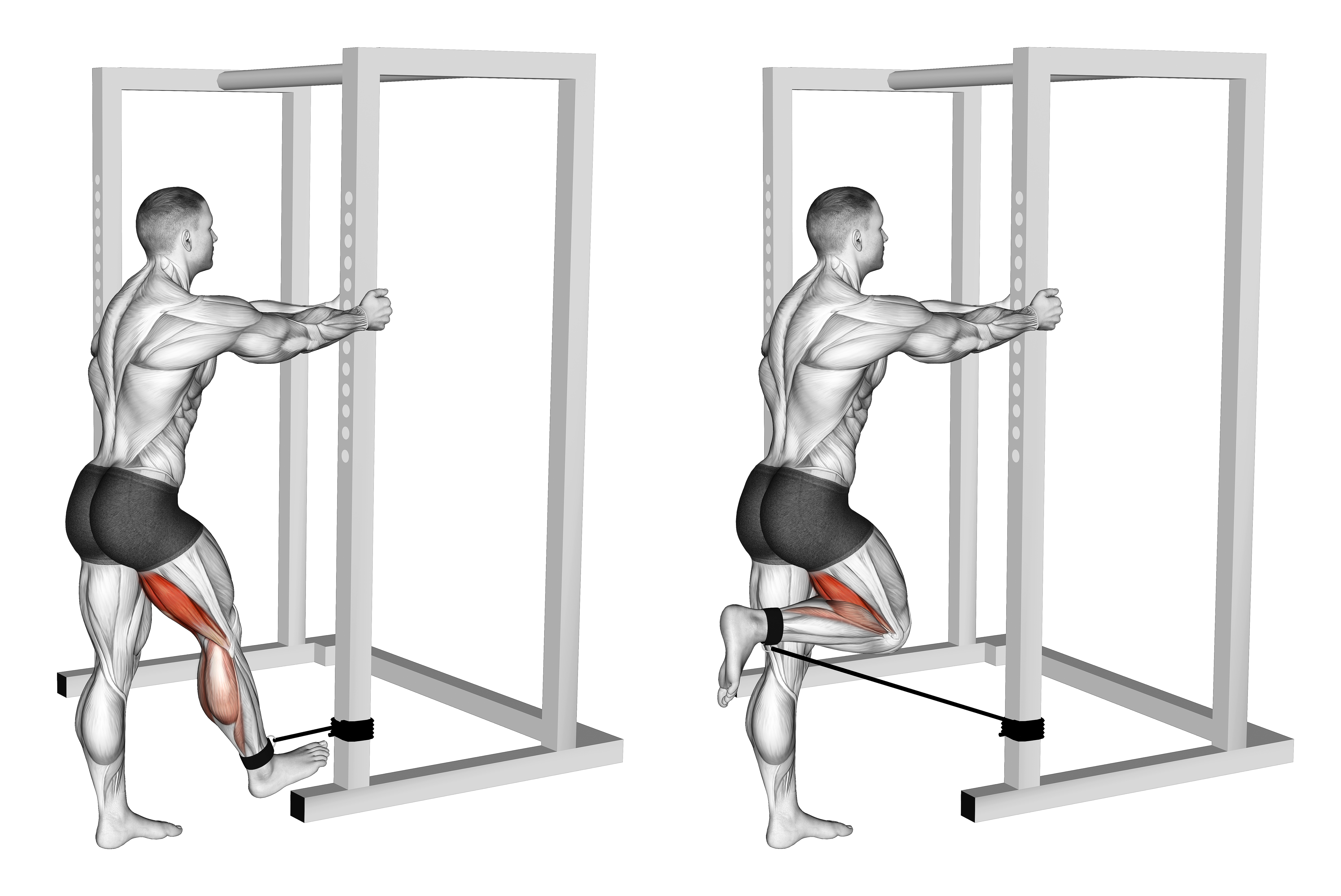 Band Standing Leg Curl