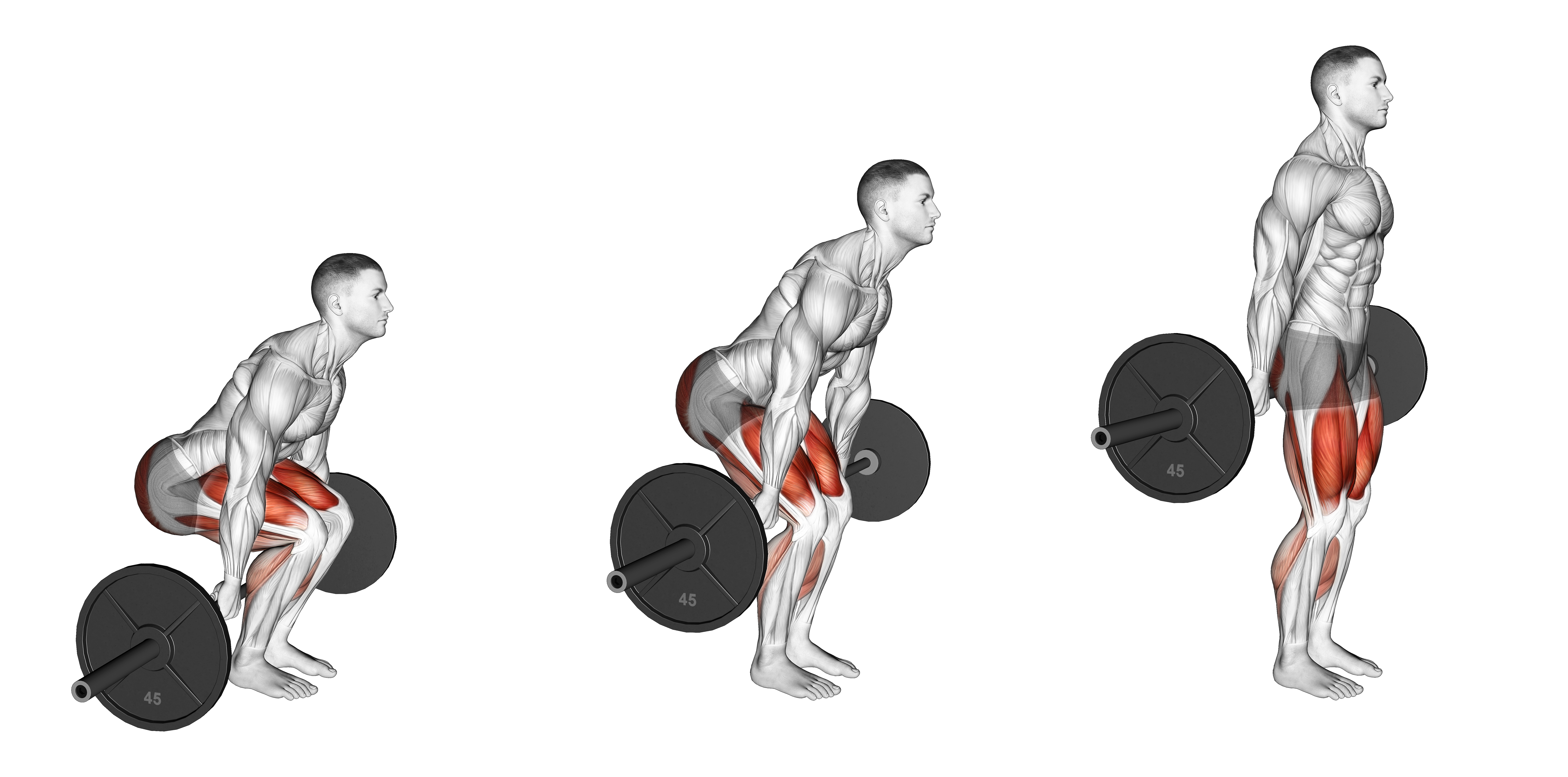 Barbell Behind The Back Deadlift