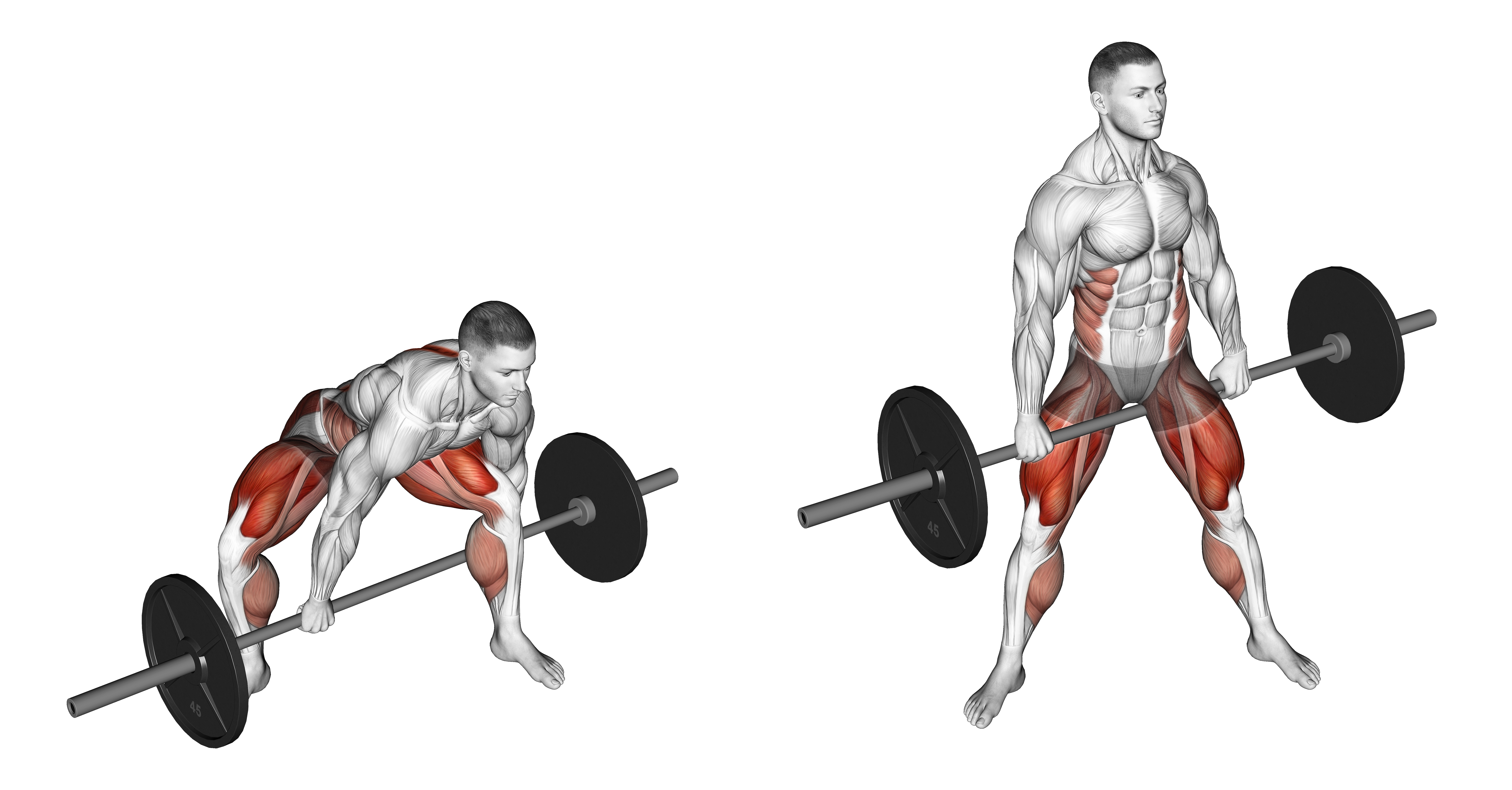 Barbell Jefferson Deadlift