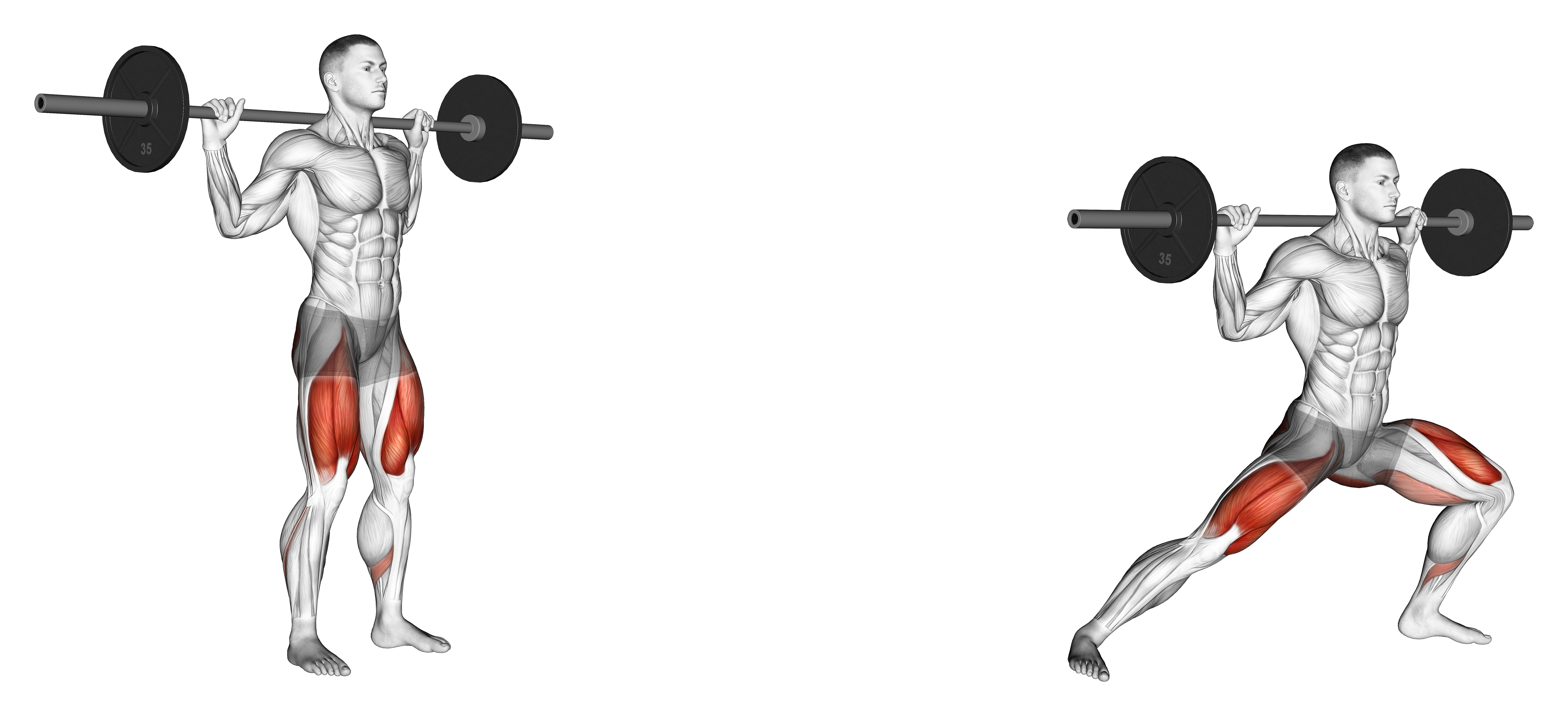 Barbell Lateral Lunge