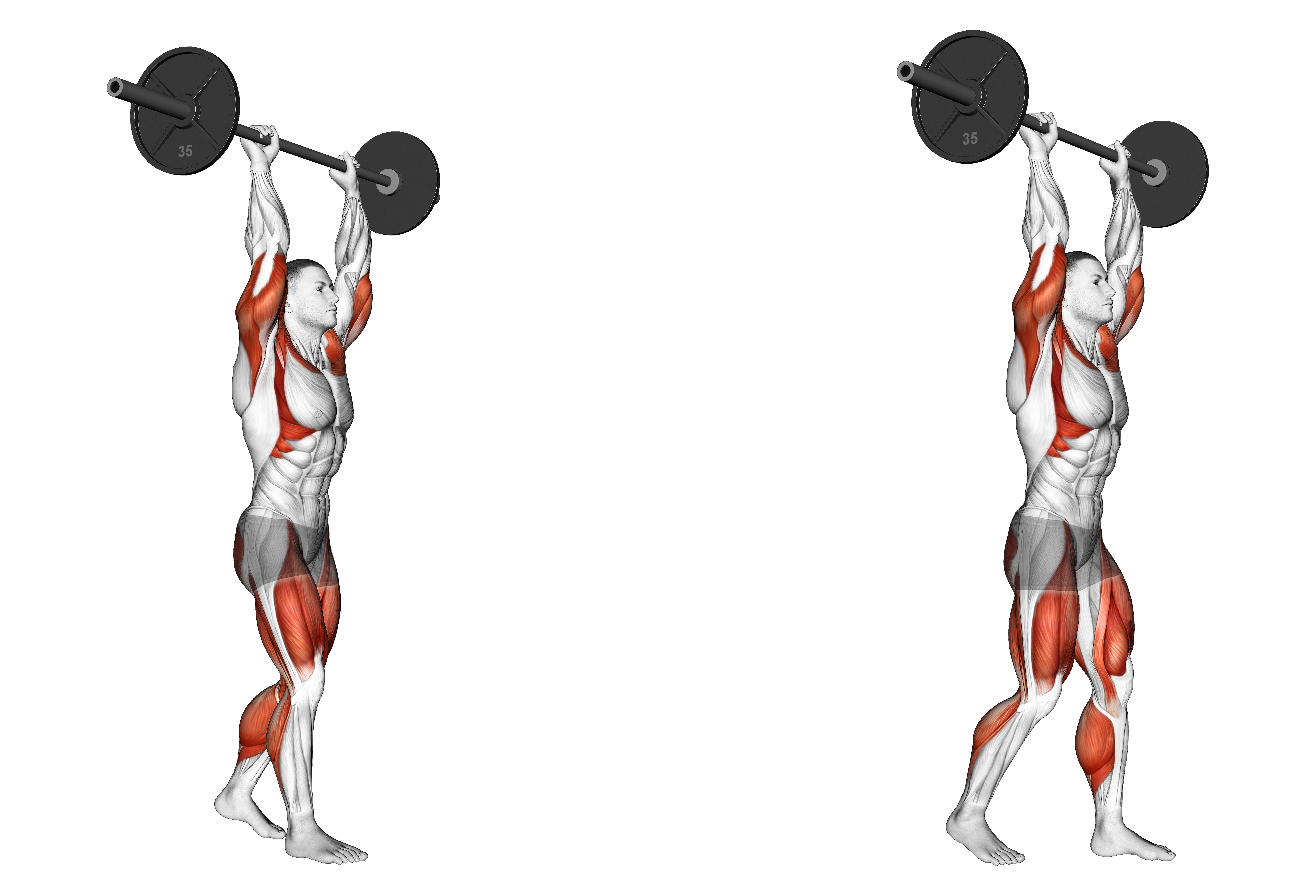 Barbell Overhead Carry