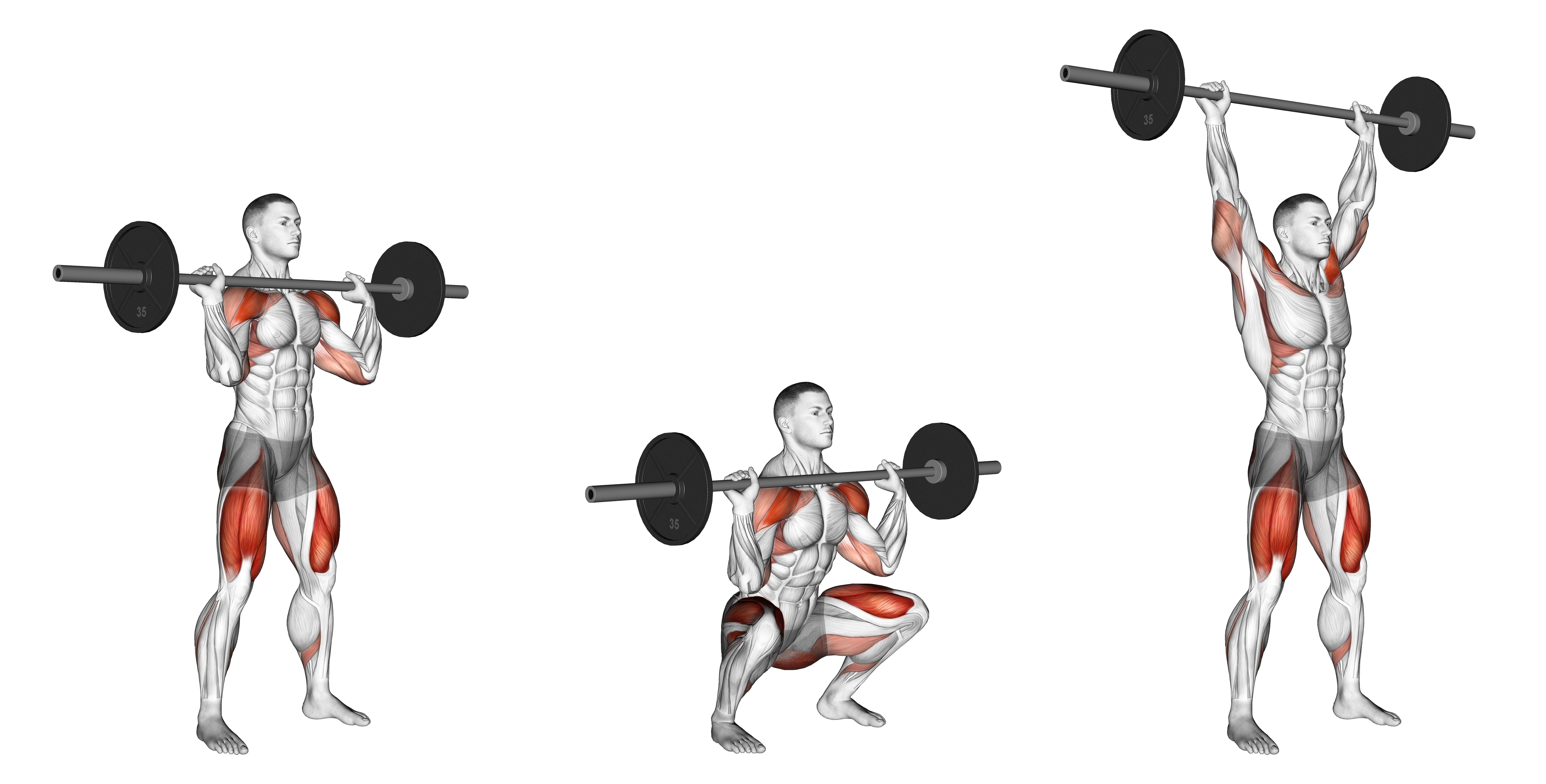 Barbell Thruster