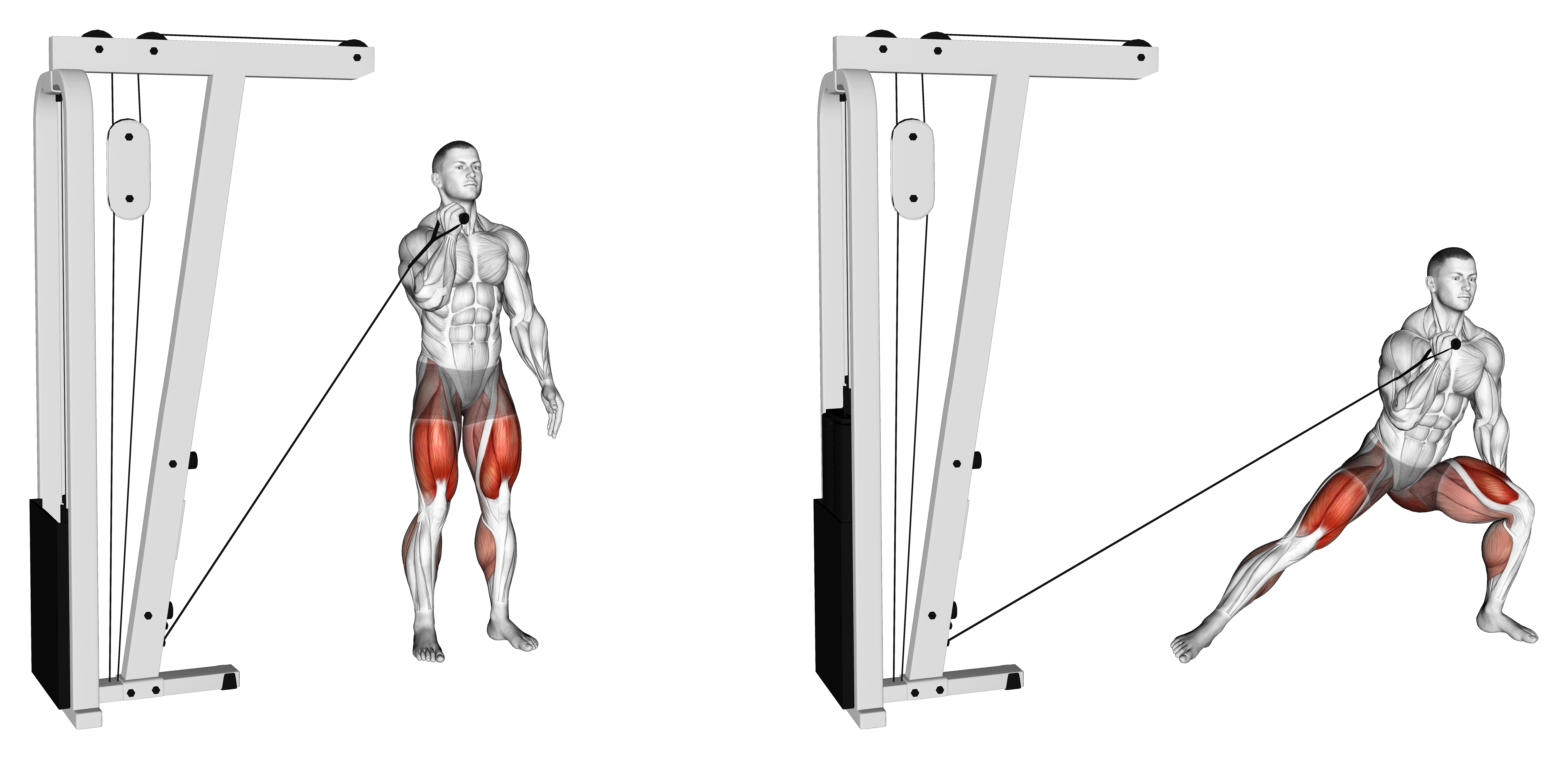 Cable Lateral Lunge (version 2)