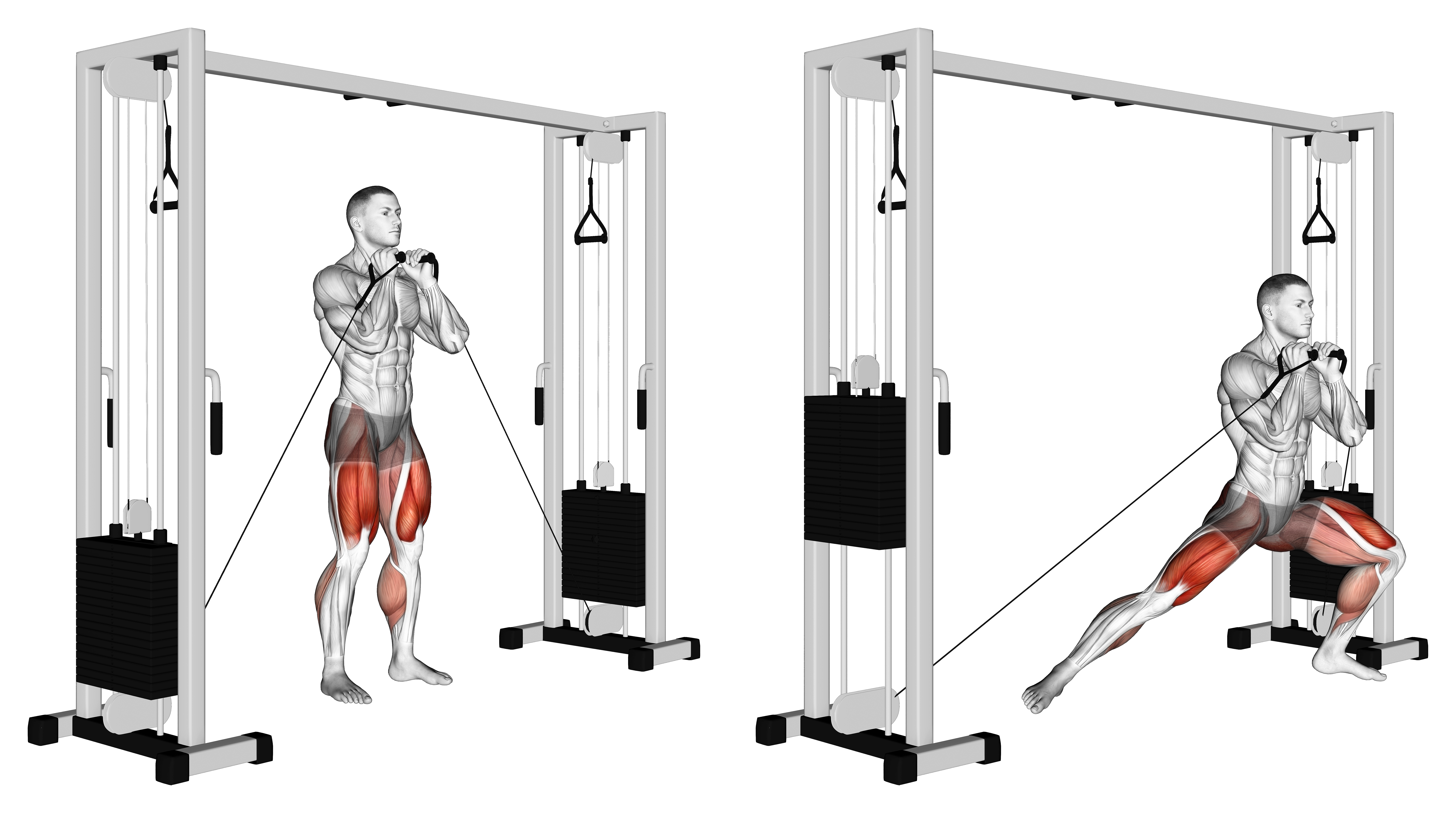 Cable Lateral Lunge