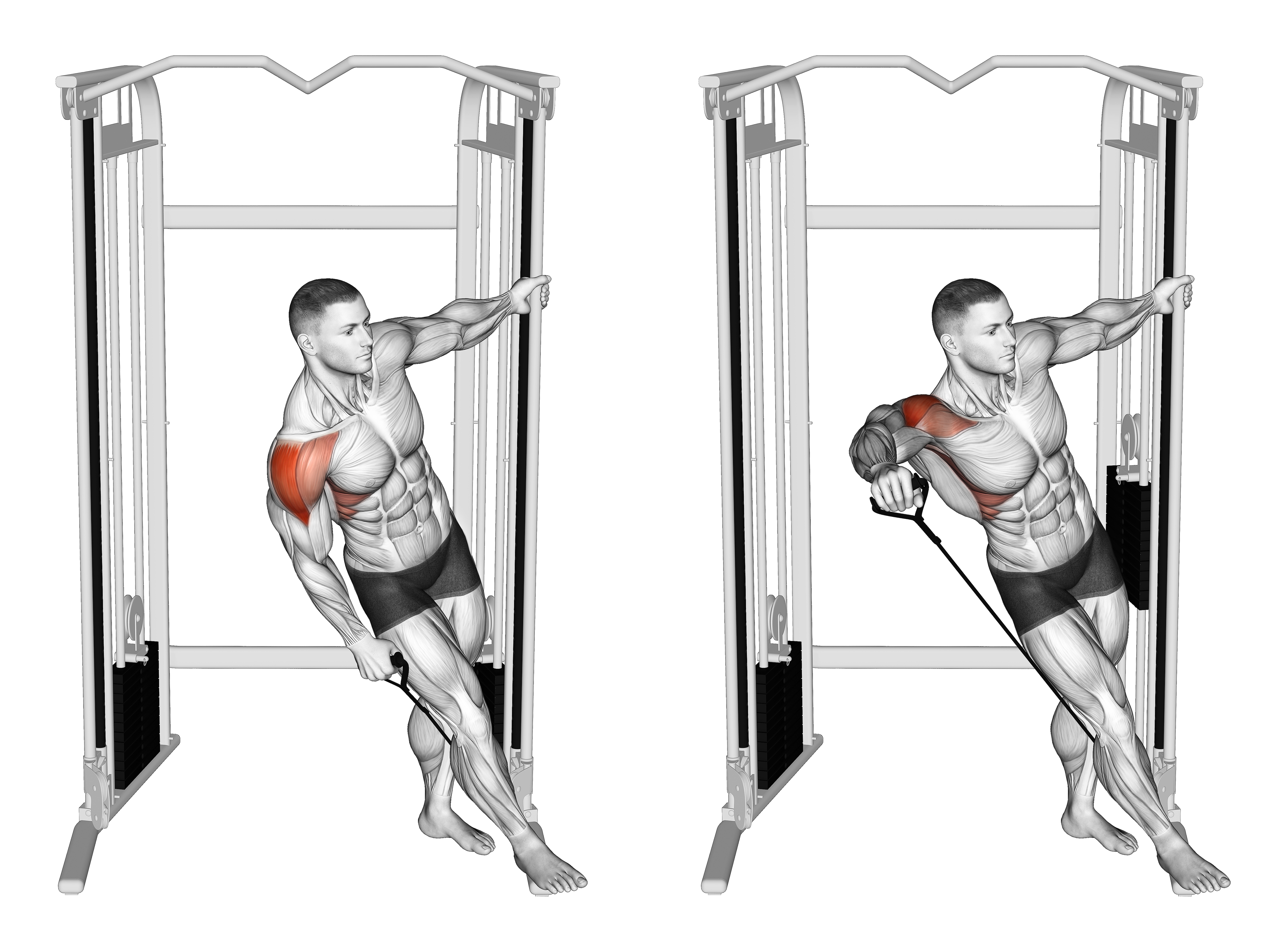 Cable Leaning Lateral Raise