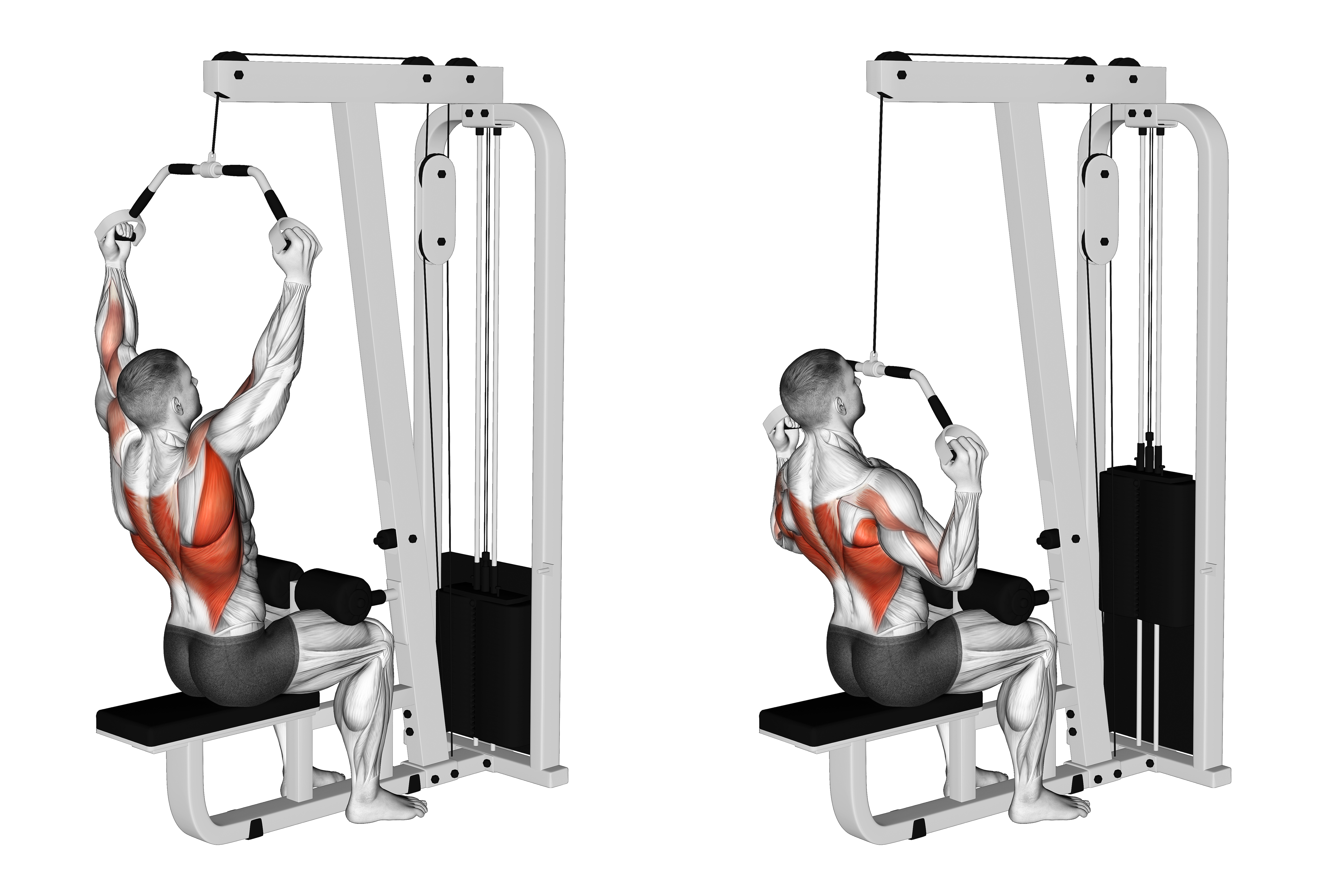 Cable Wide Neutral Grip Pulldown