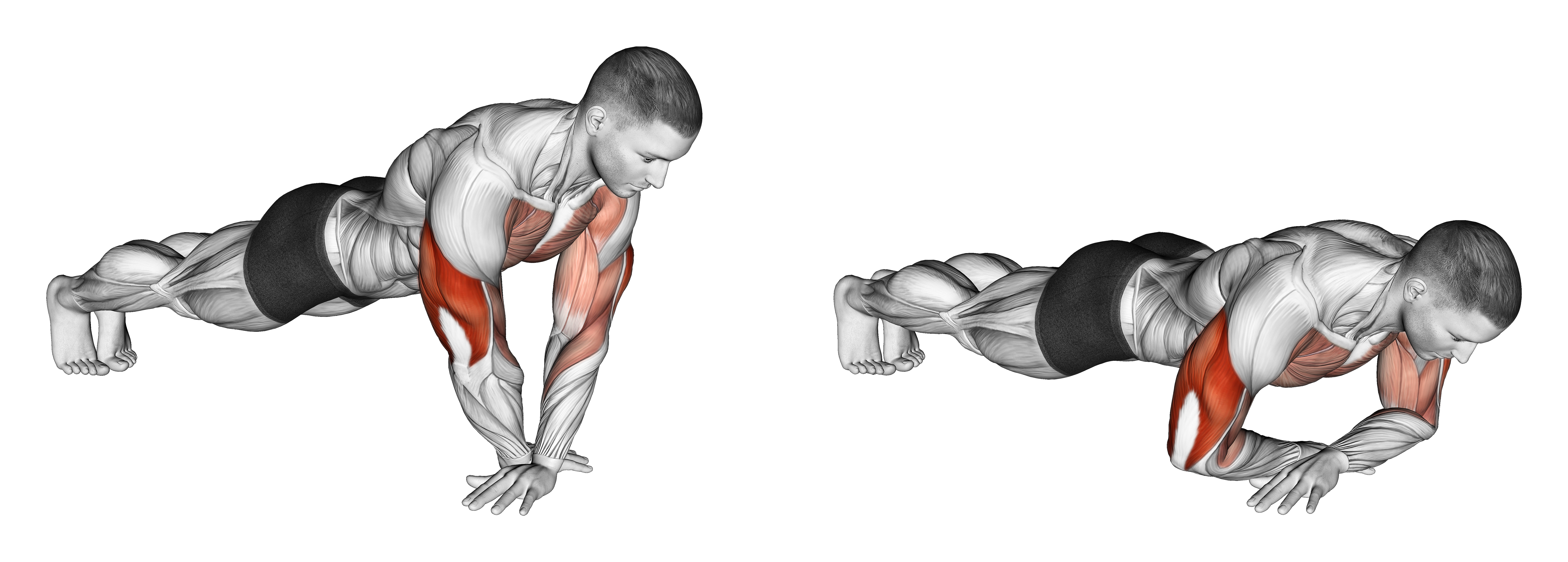 Cross Arms Push Up