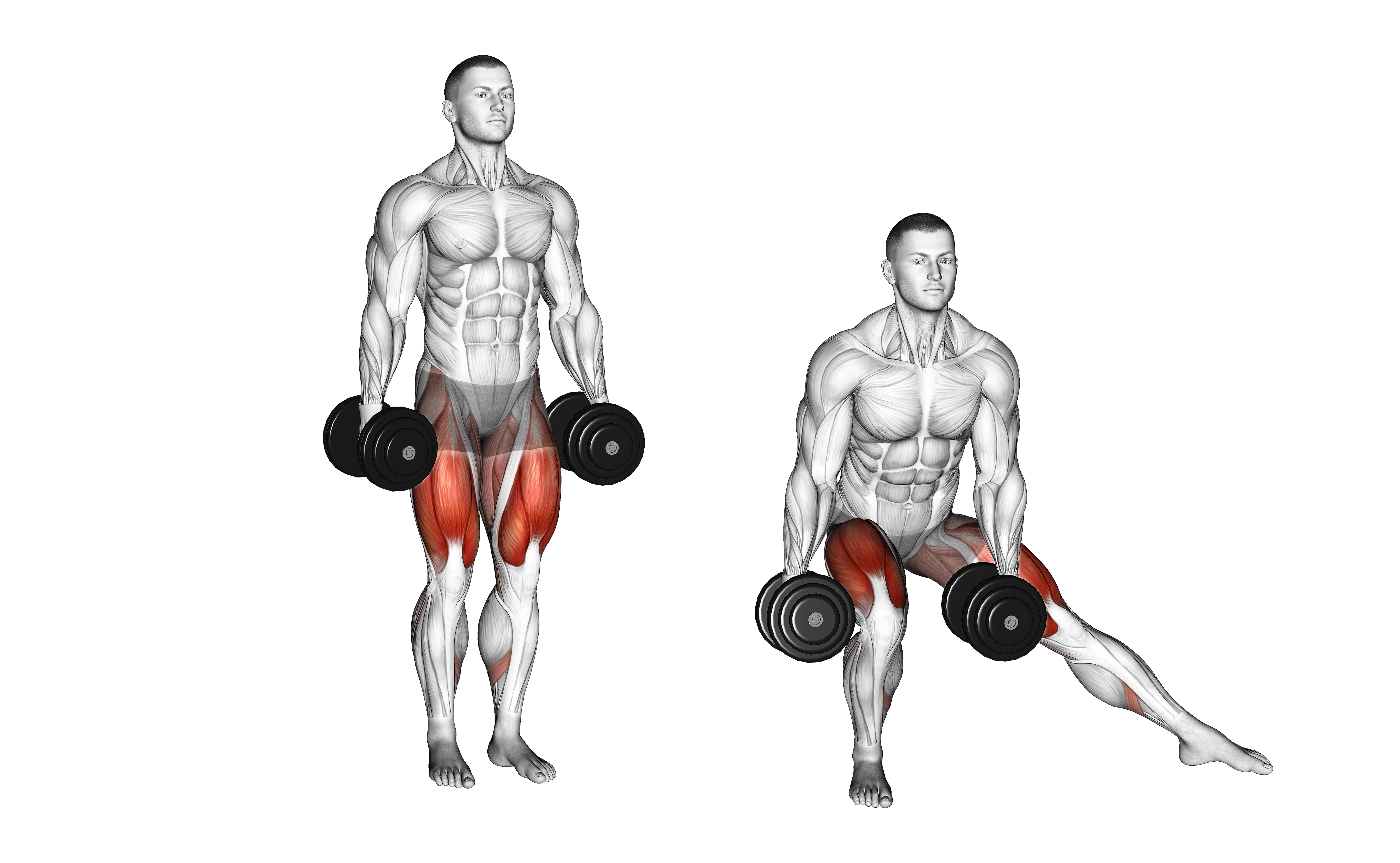 Dumbbell Lateral Lunge