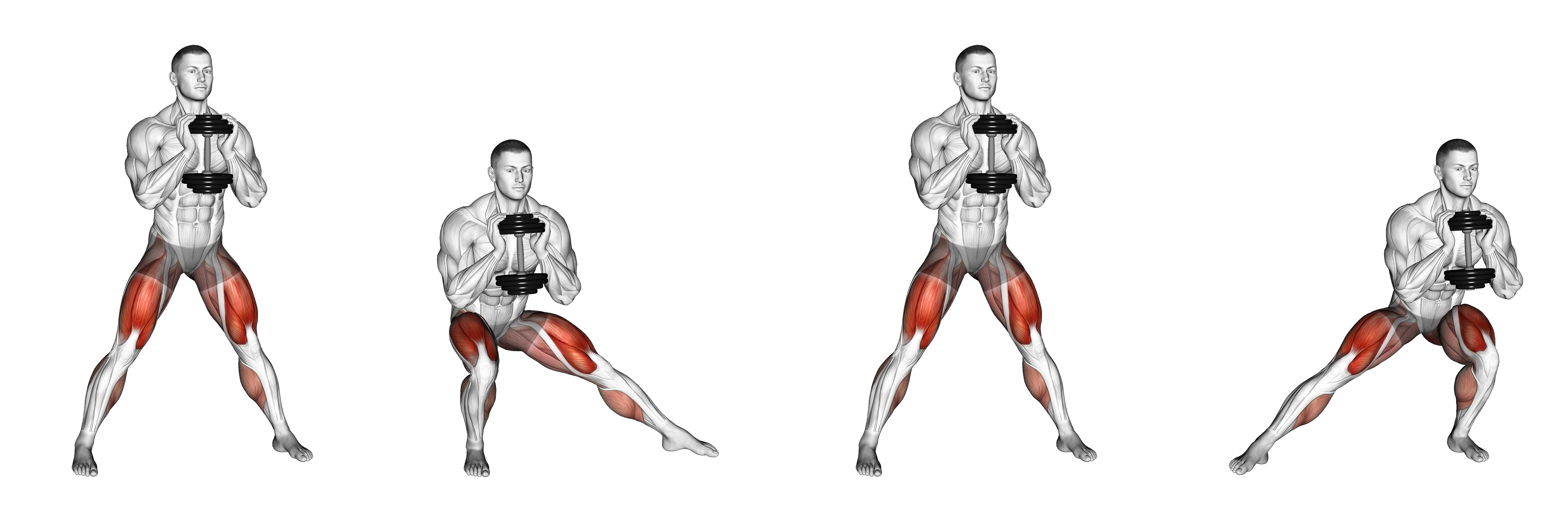 Dumbbell Side Squat