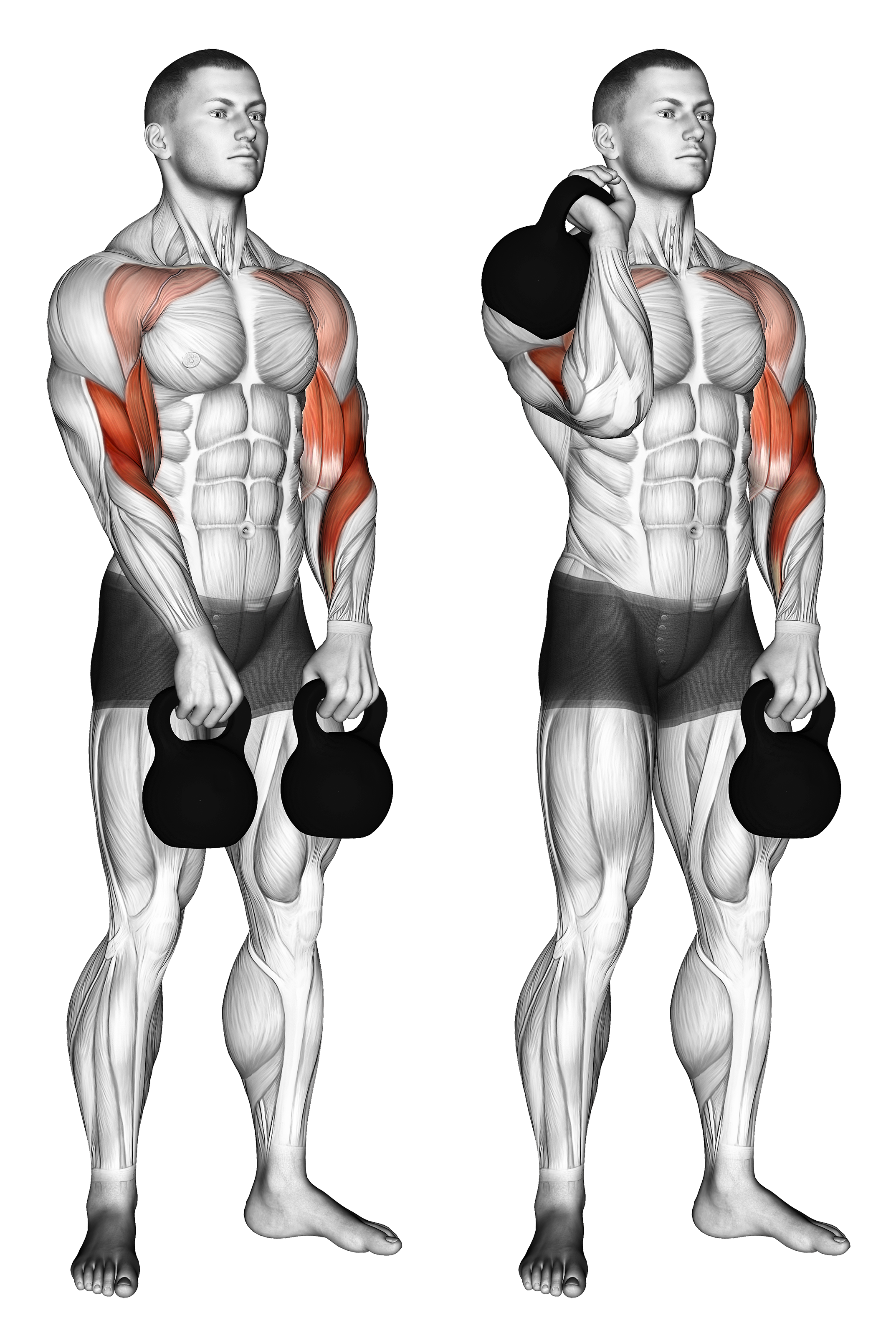 Kettlebell Alternating Hang Clean