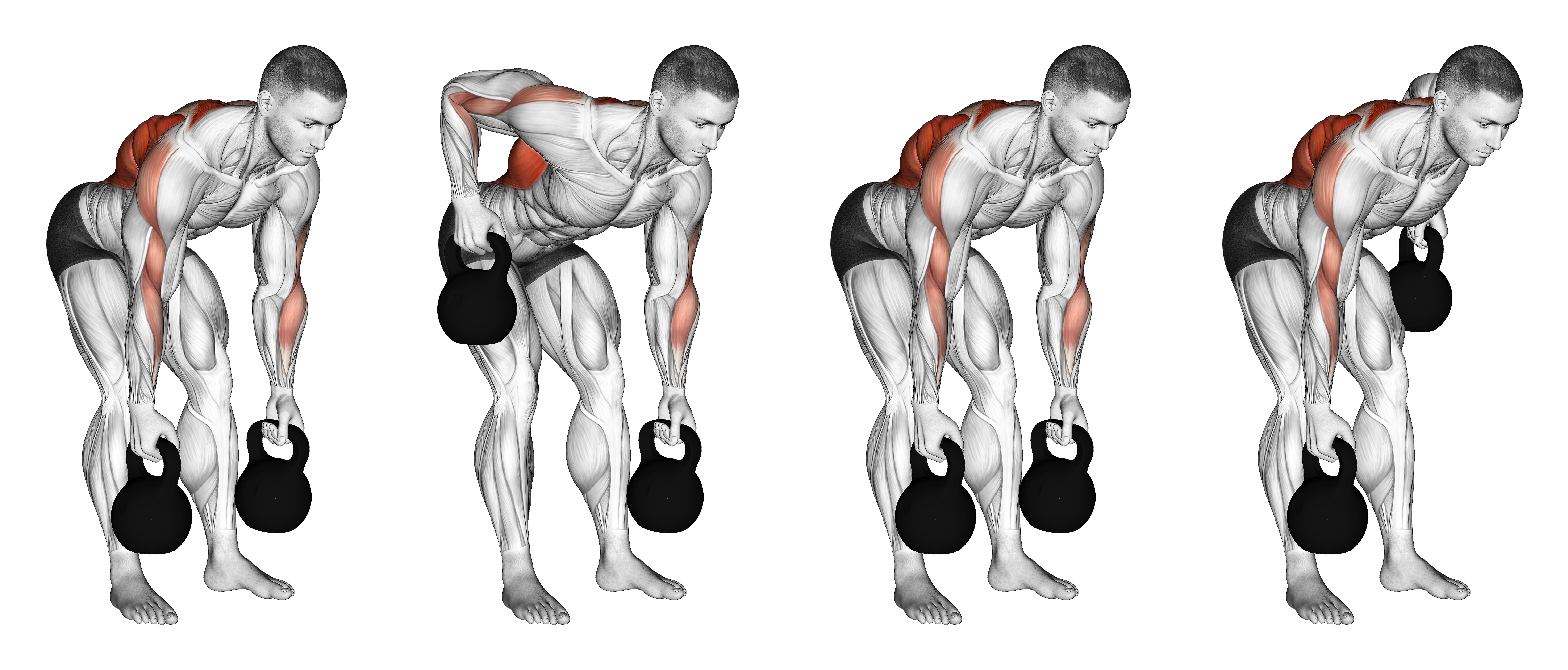 Kettlebell Alternating Row