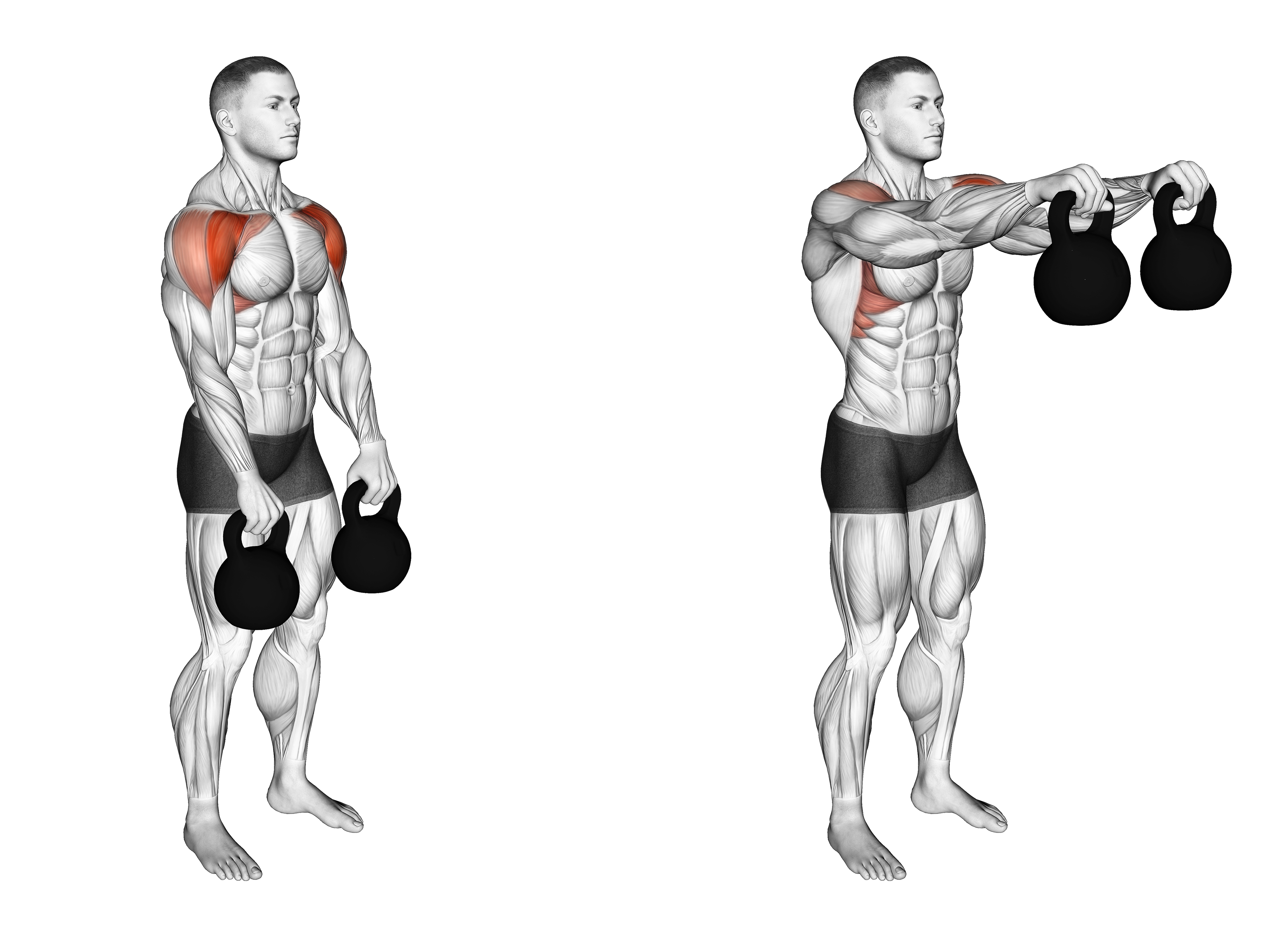 Kettlebell Front Raise