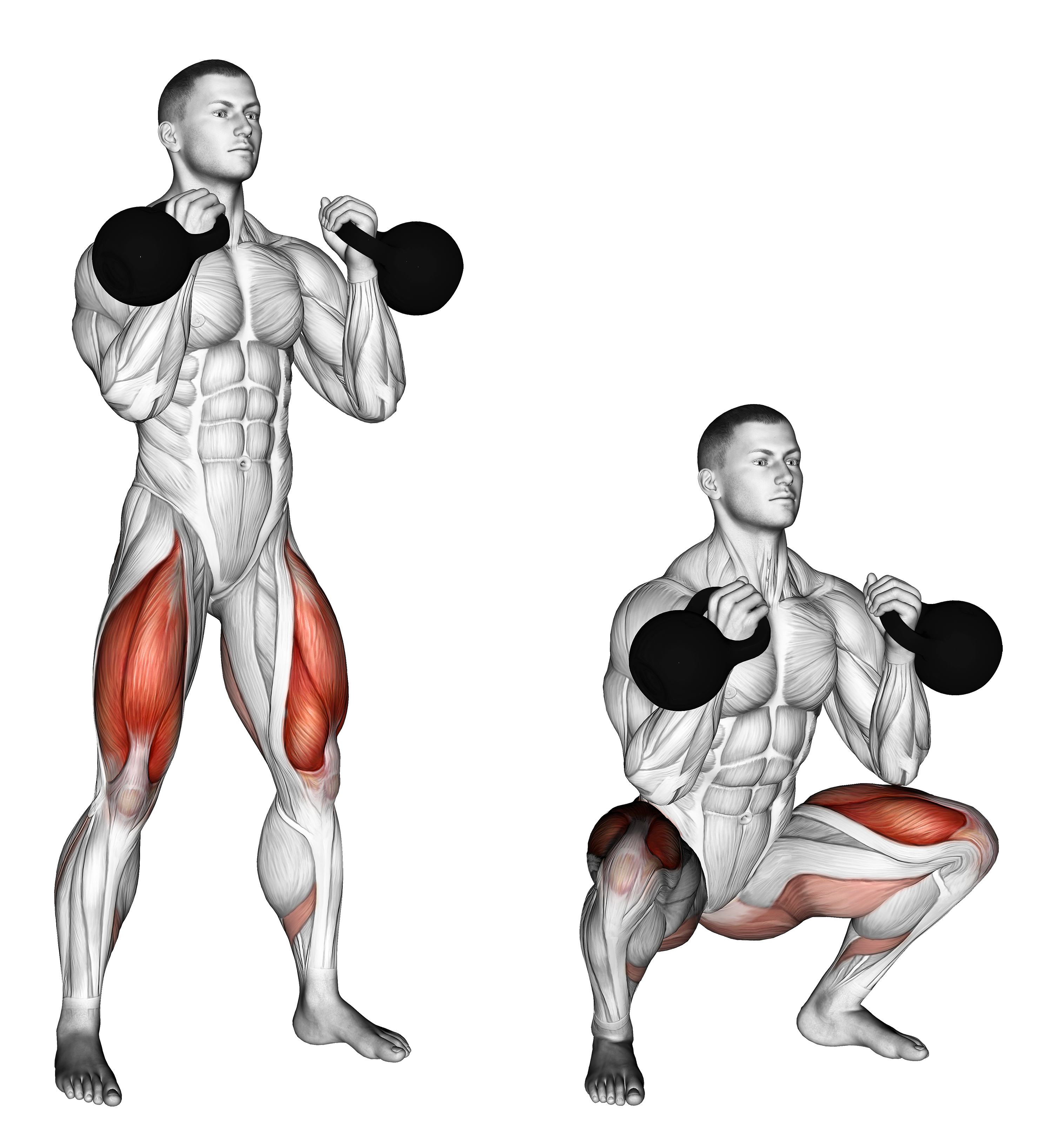 Kettlebell Front Squat