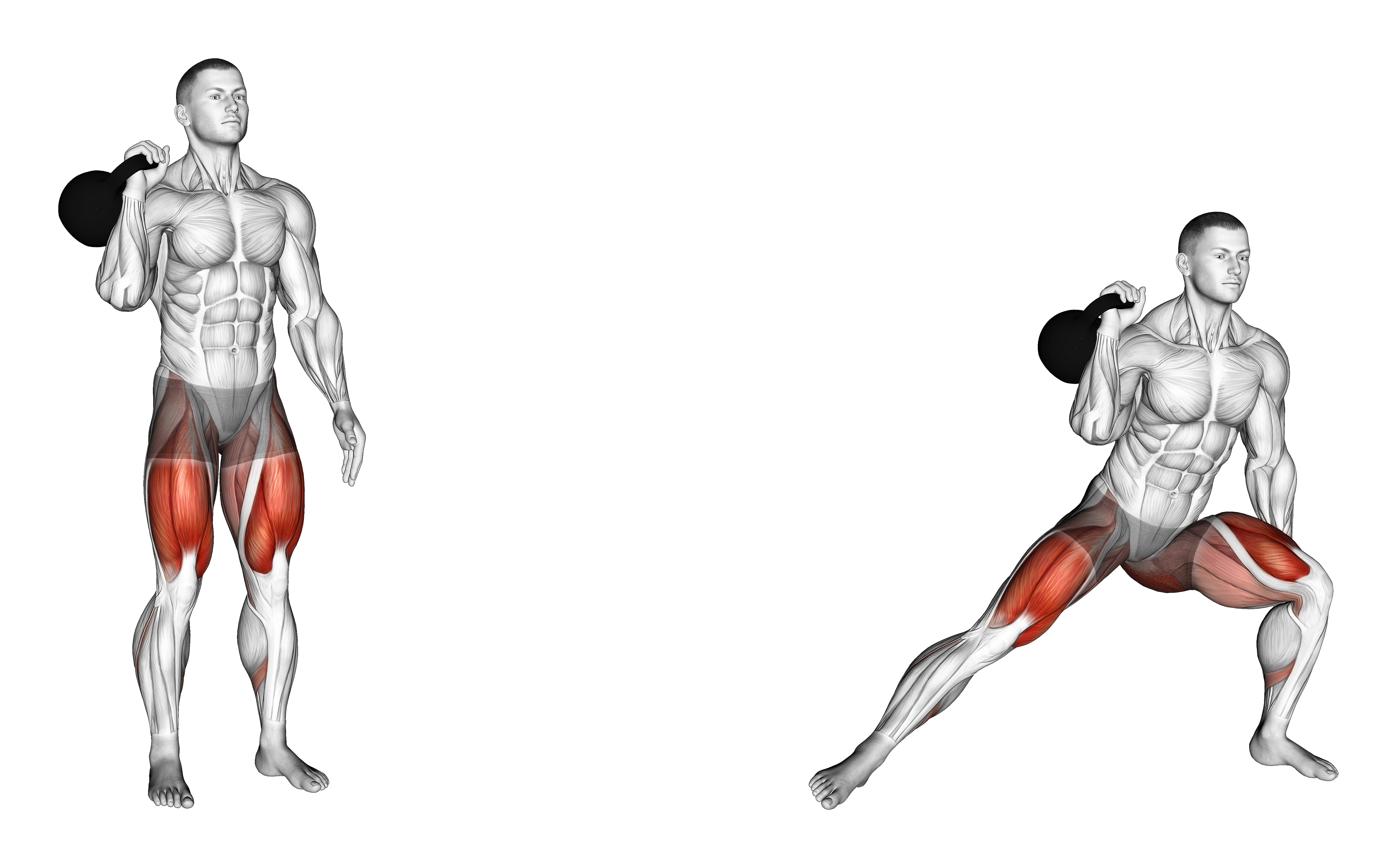 Kettlebell Lateral Lunge