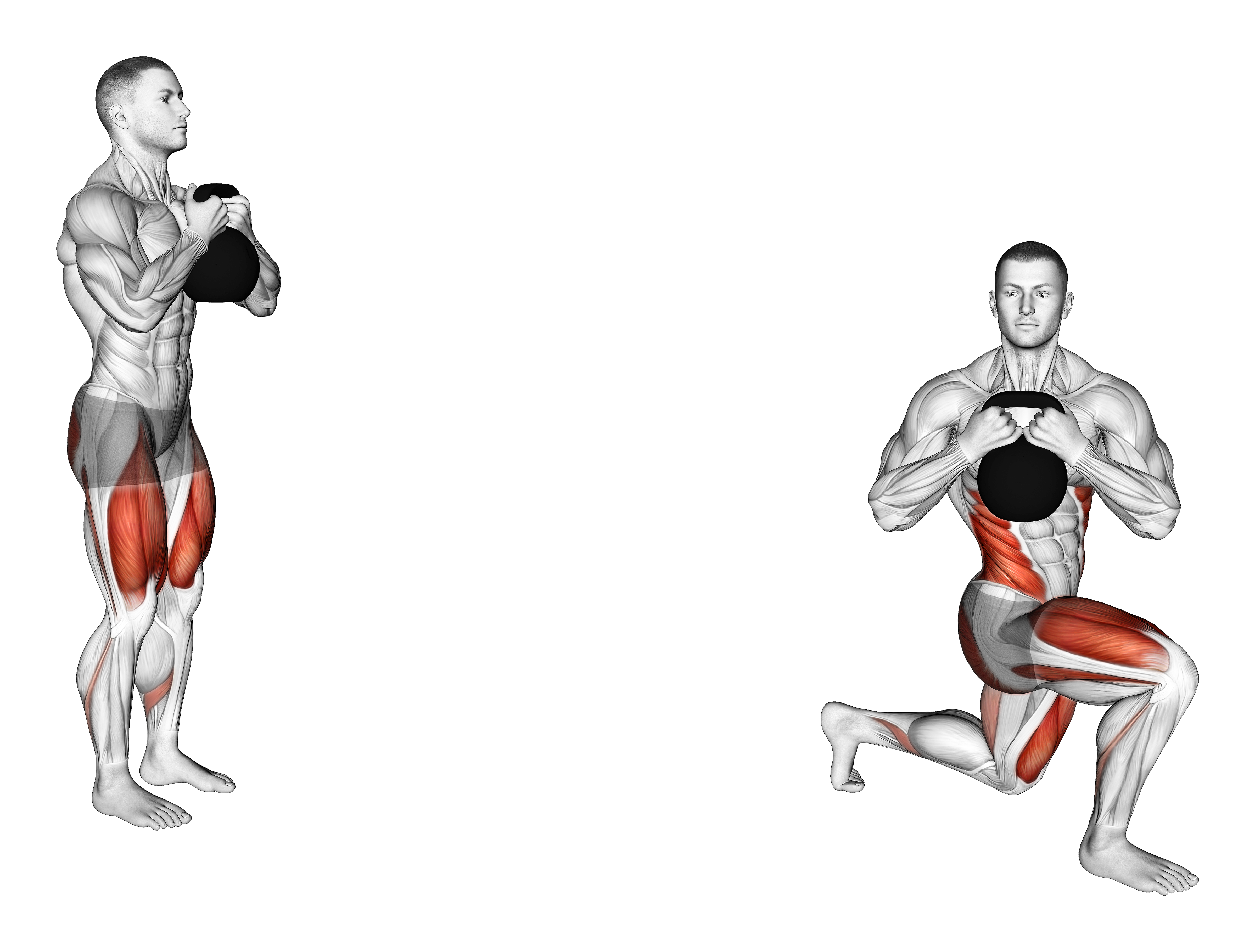 Kettlebell Lunge With Twist
