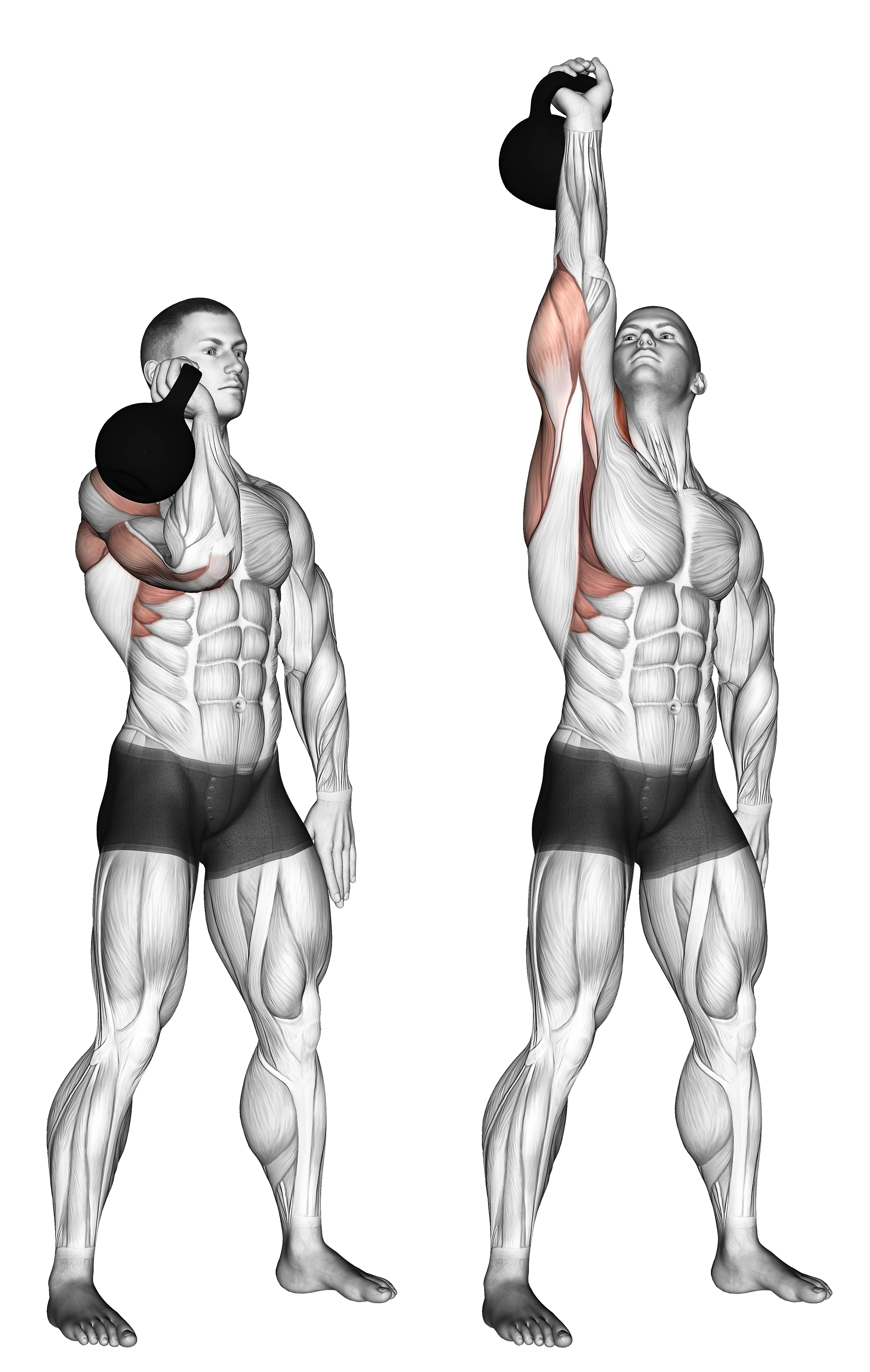 Kettlebell One Arm Military Press To The Side
