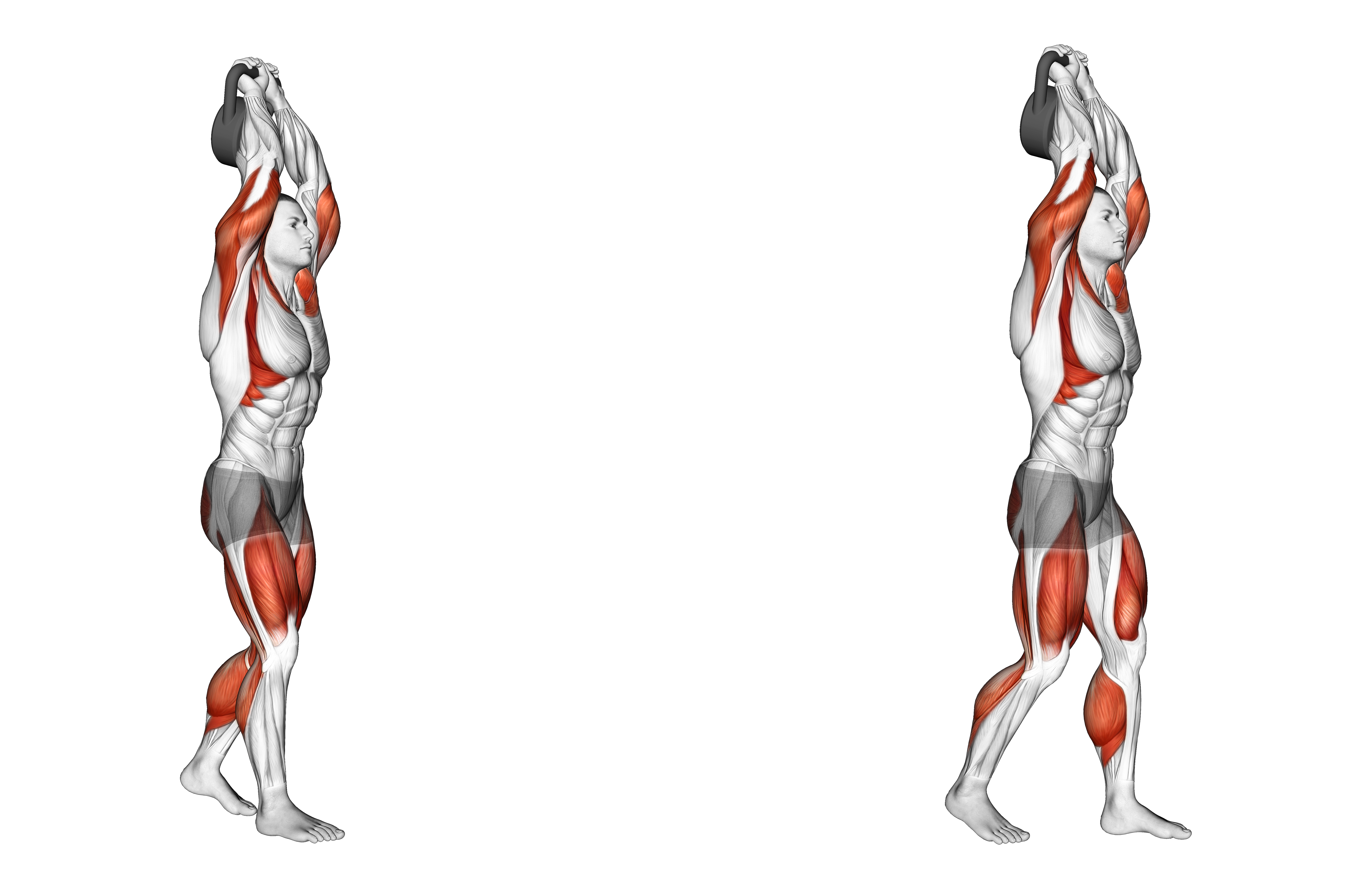 Kettlebell Overhead Carry