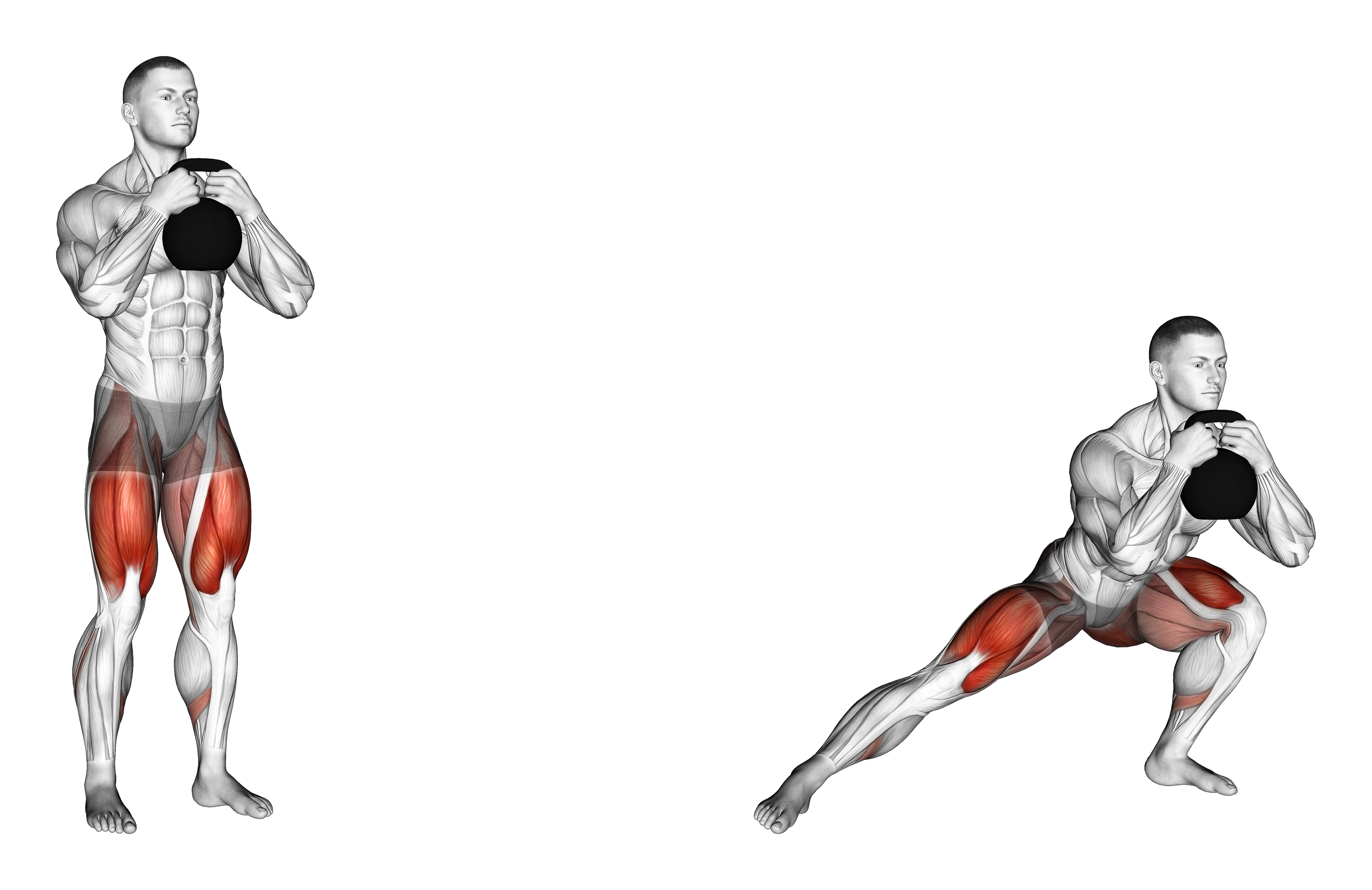 Kettlebell Side Lunge