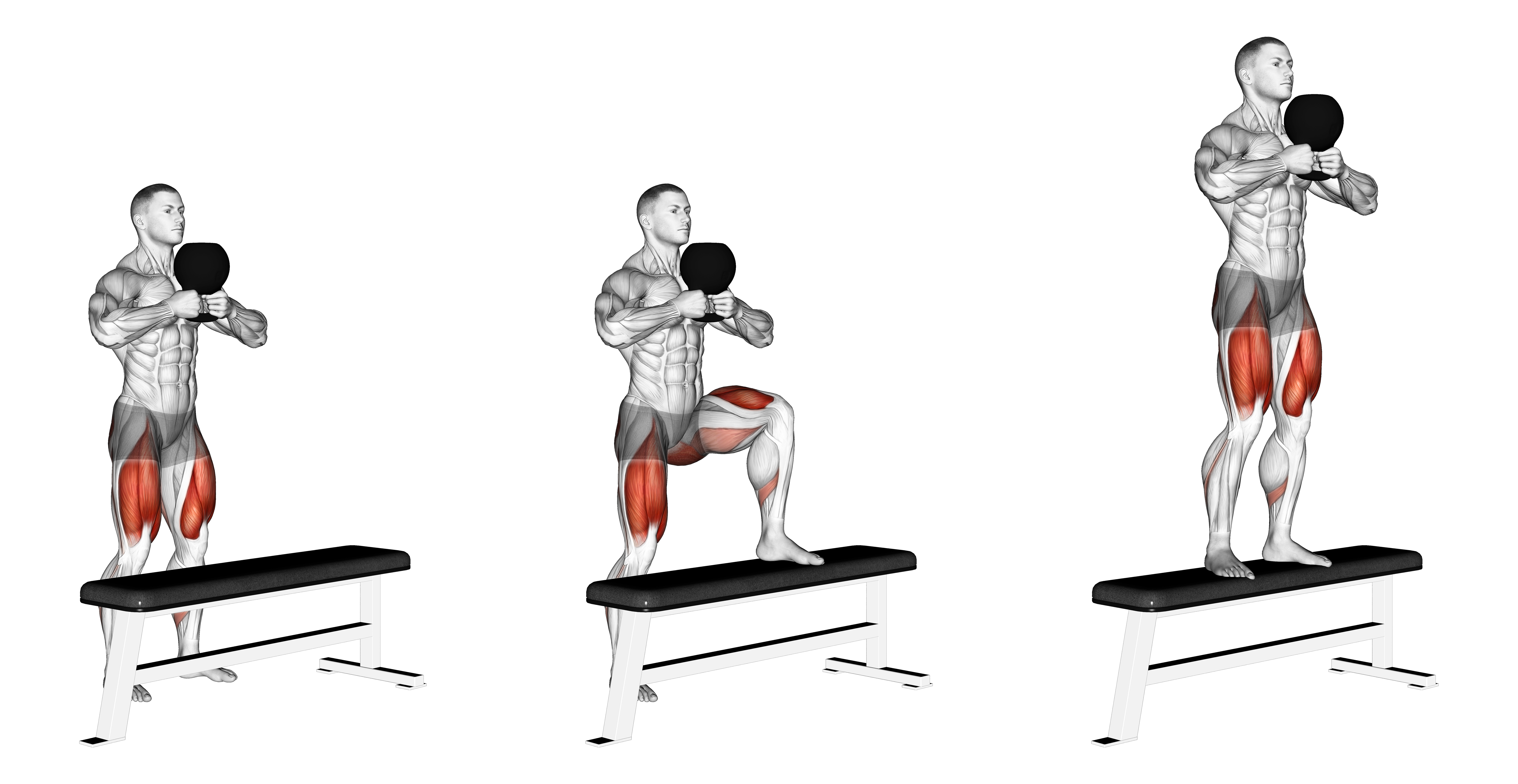 Kettlebell Step Up