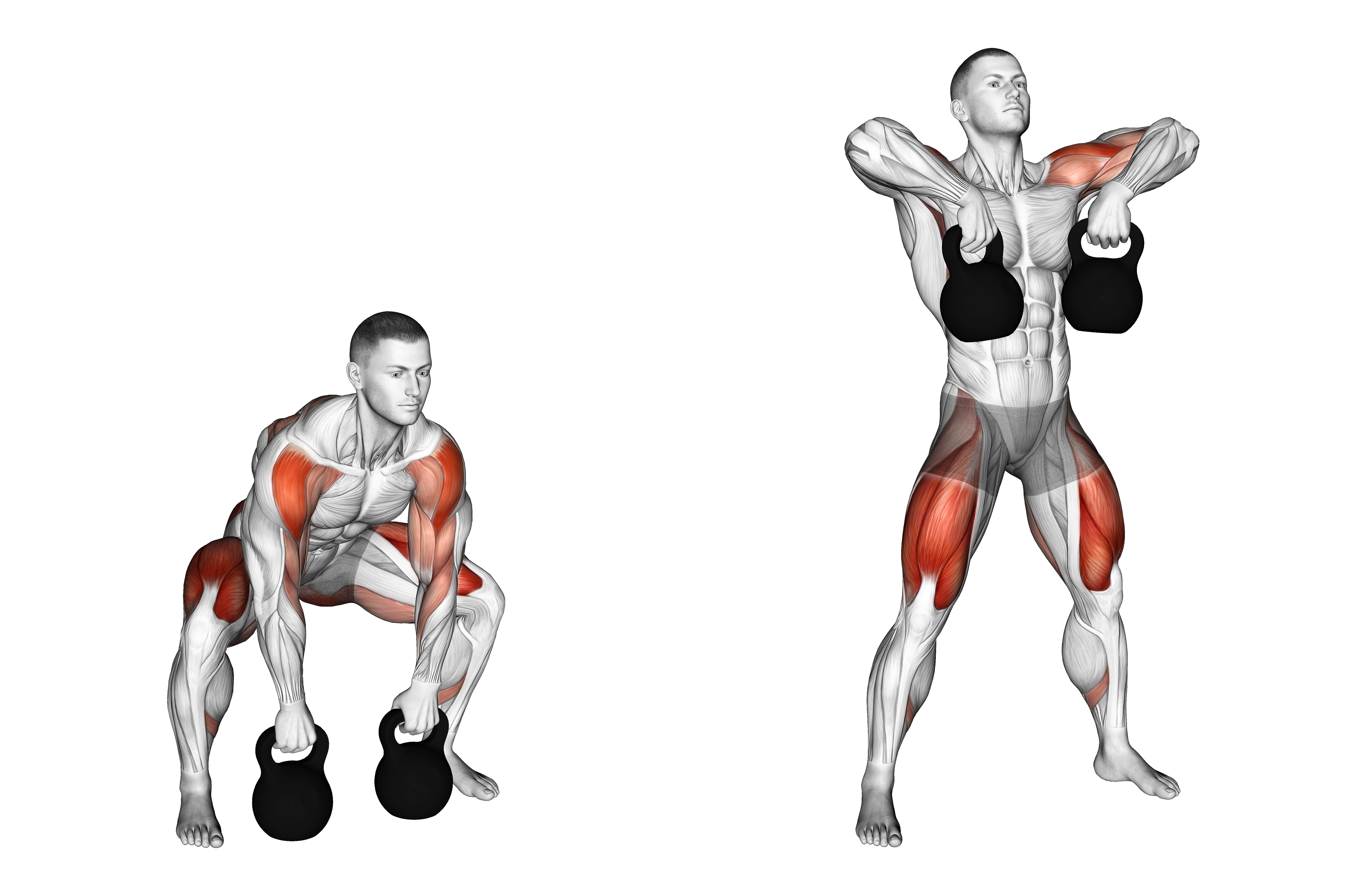 Kettlebell Sumo Deadlift With High Pull