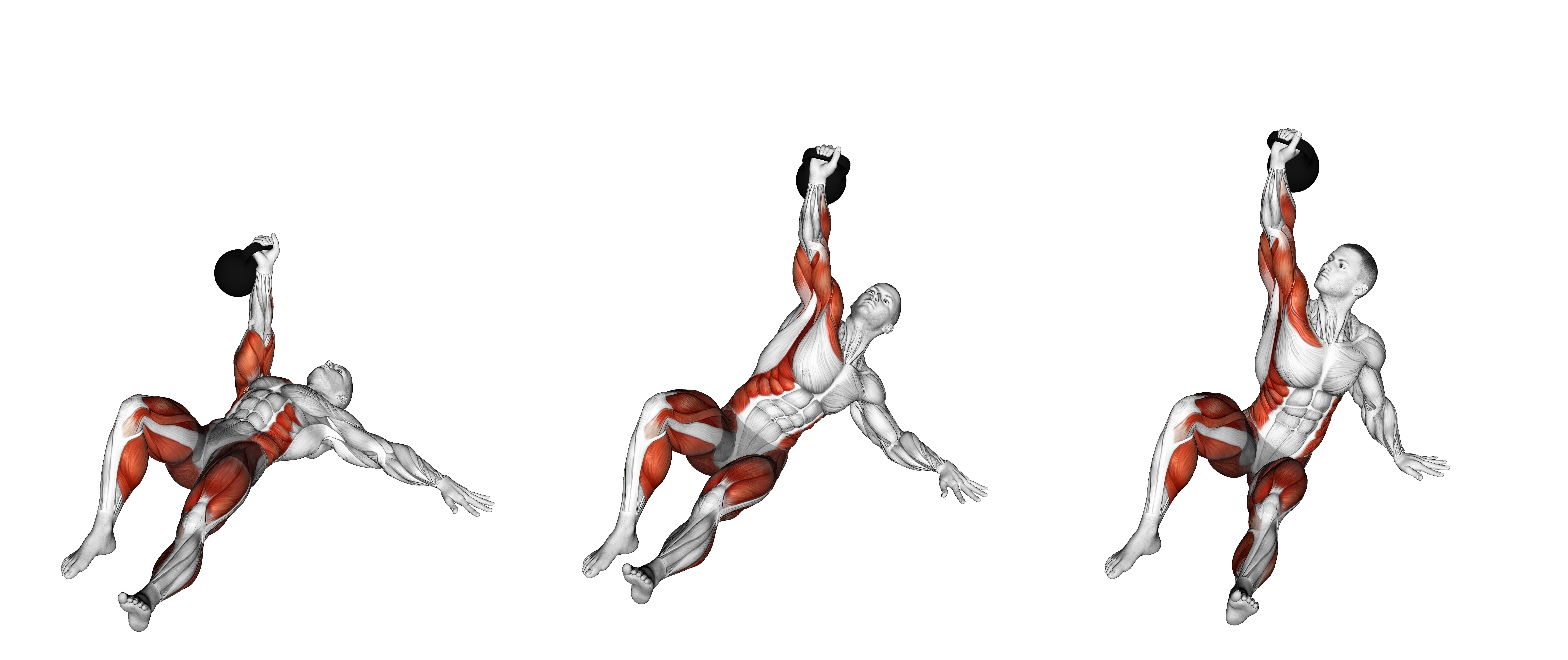 Kettlebell Turkish Get Up To Hand