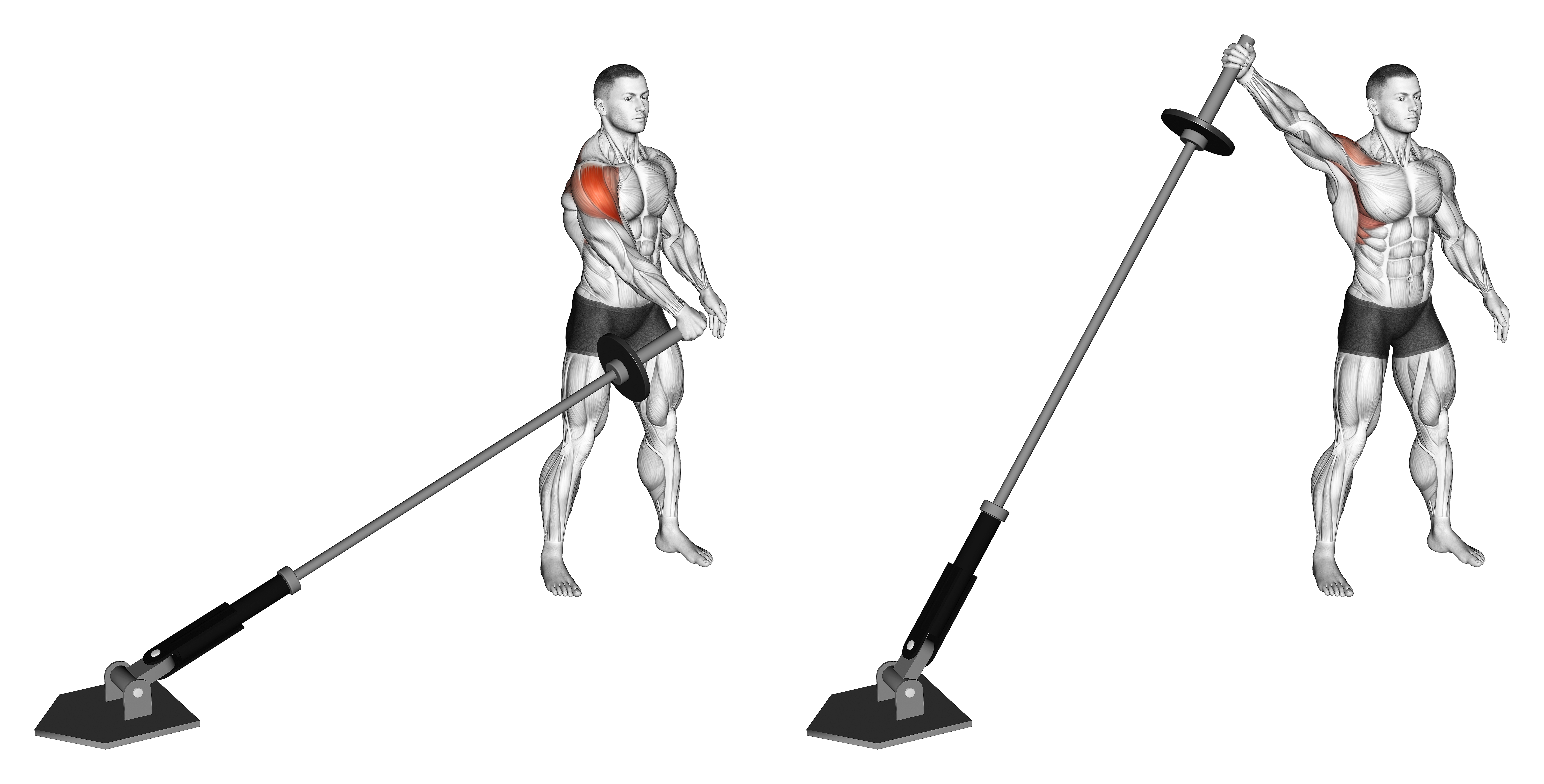 Landmine Lateral Raise