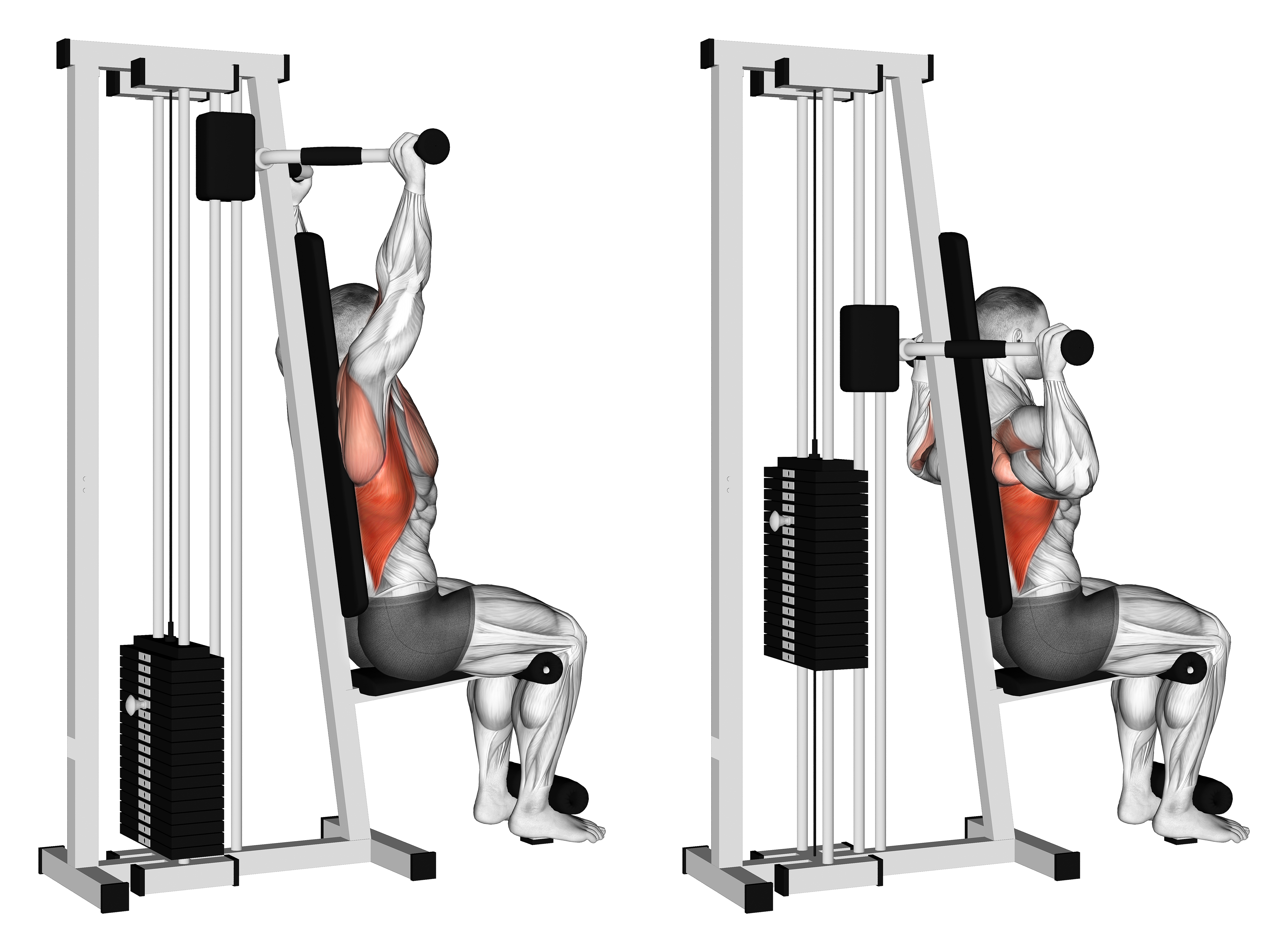 Lever Cable Rear Pulldown