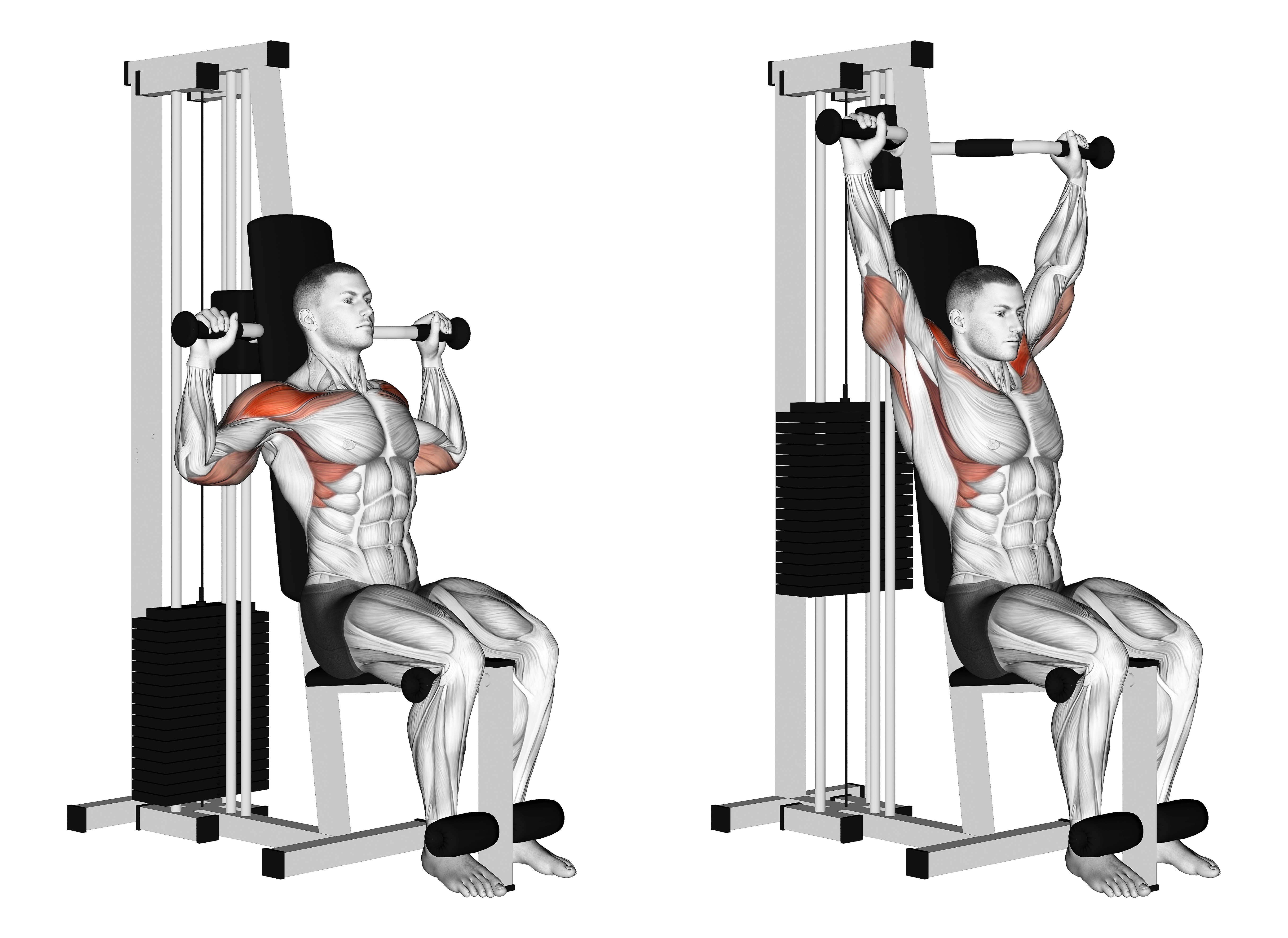 Lever Cable Shoulder Press