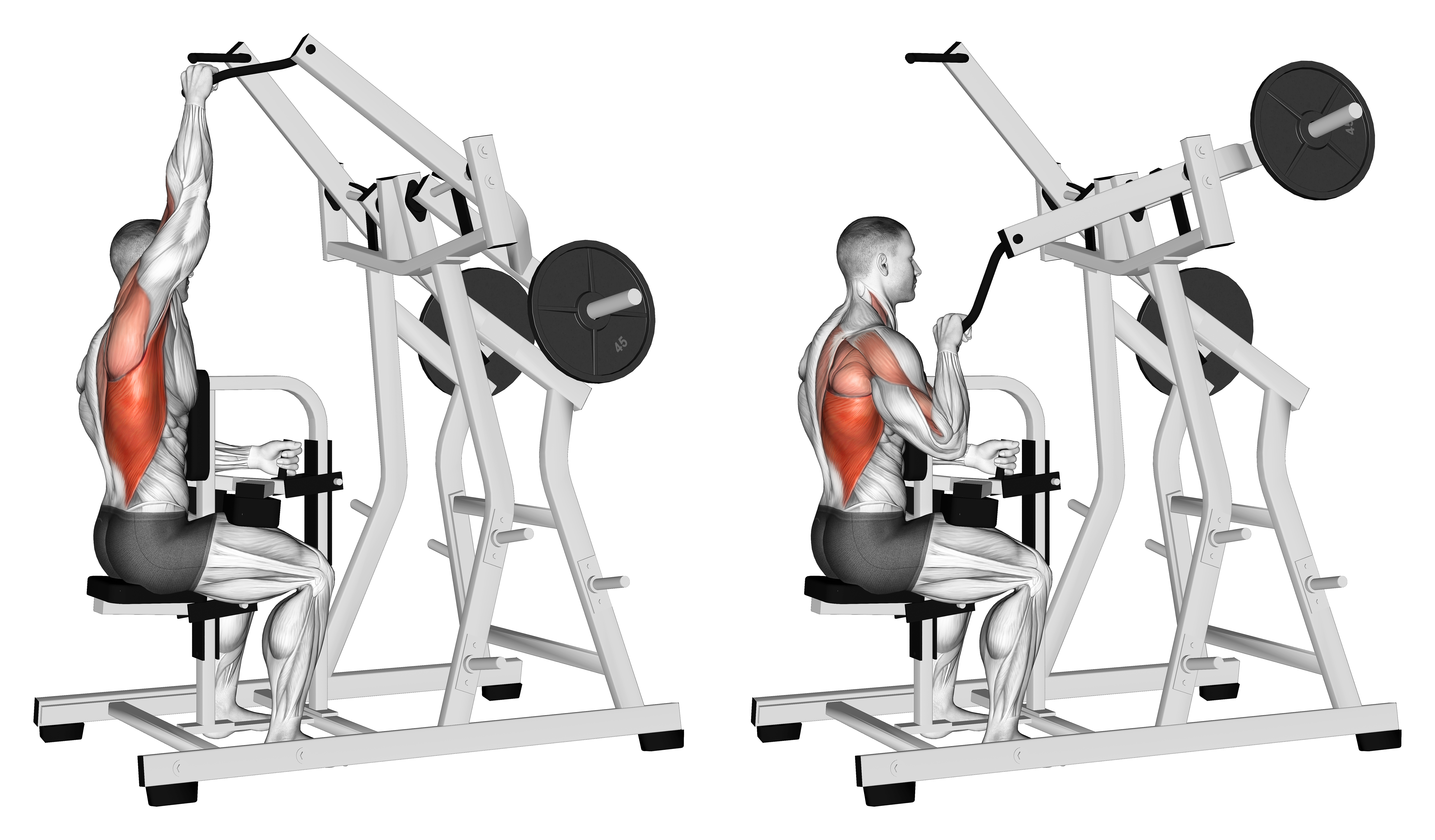 Lever One Arm Lateral Wide Pulldown (plate Loaded)