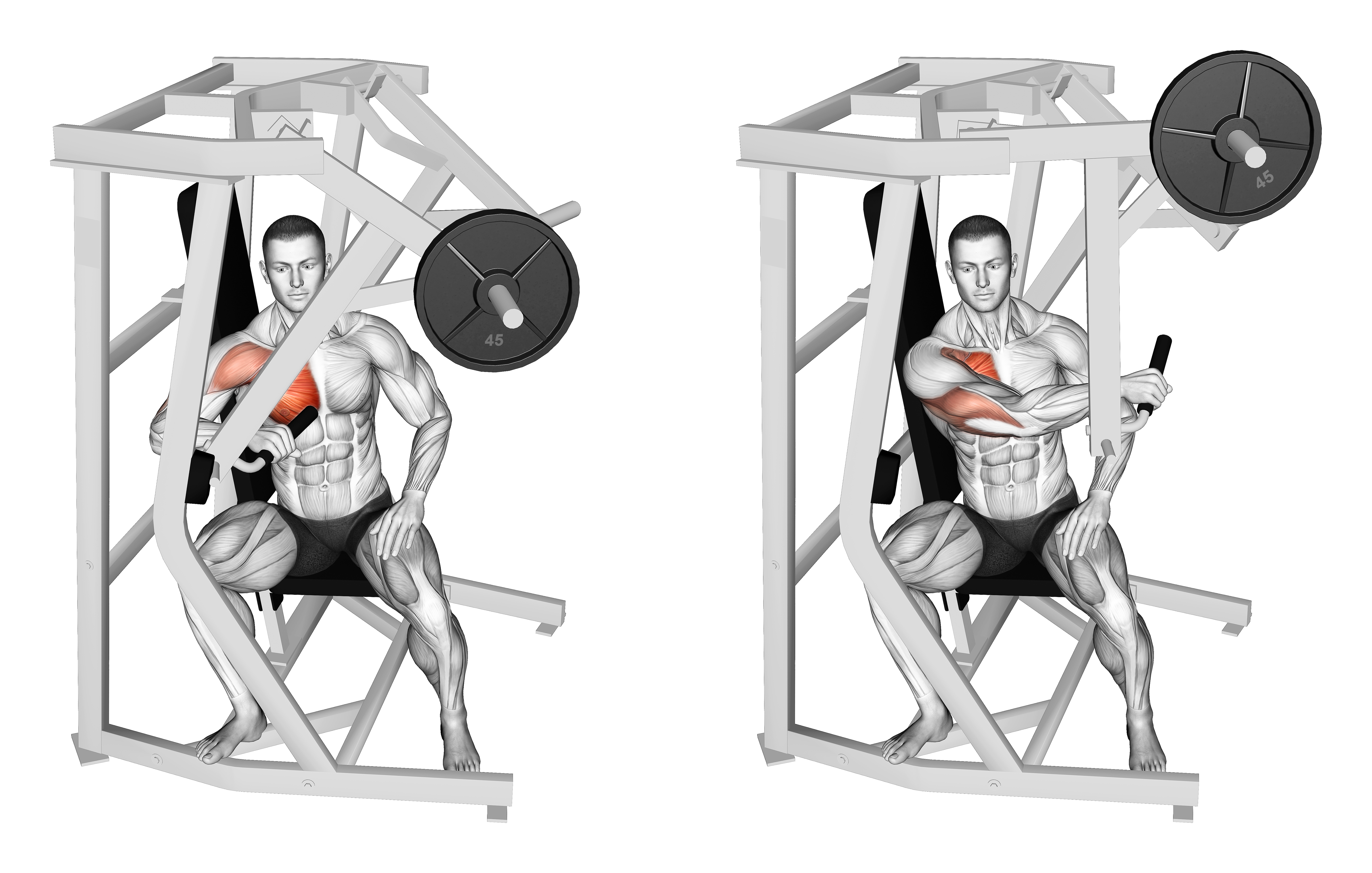 Lever One Arm Side Chest Press