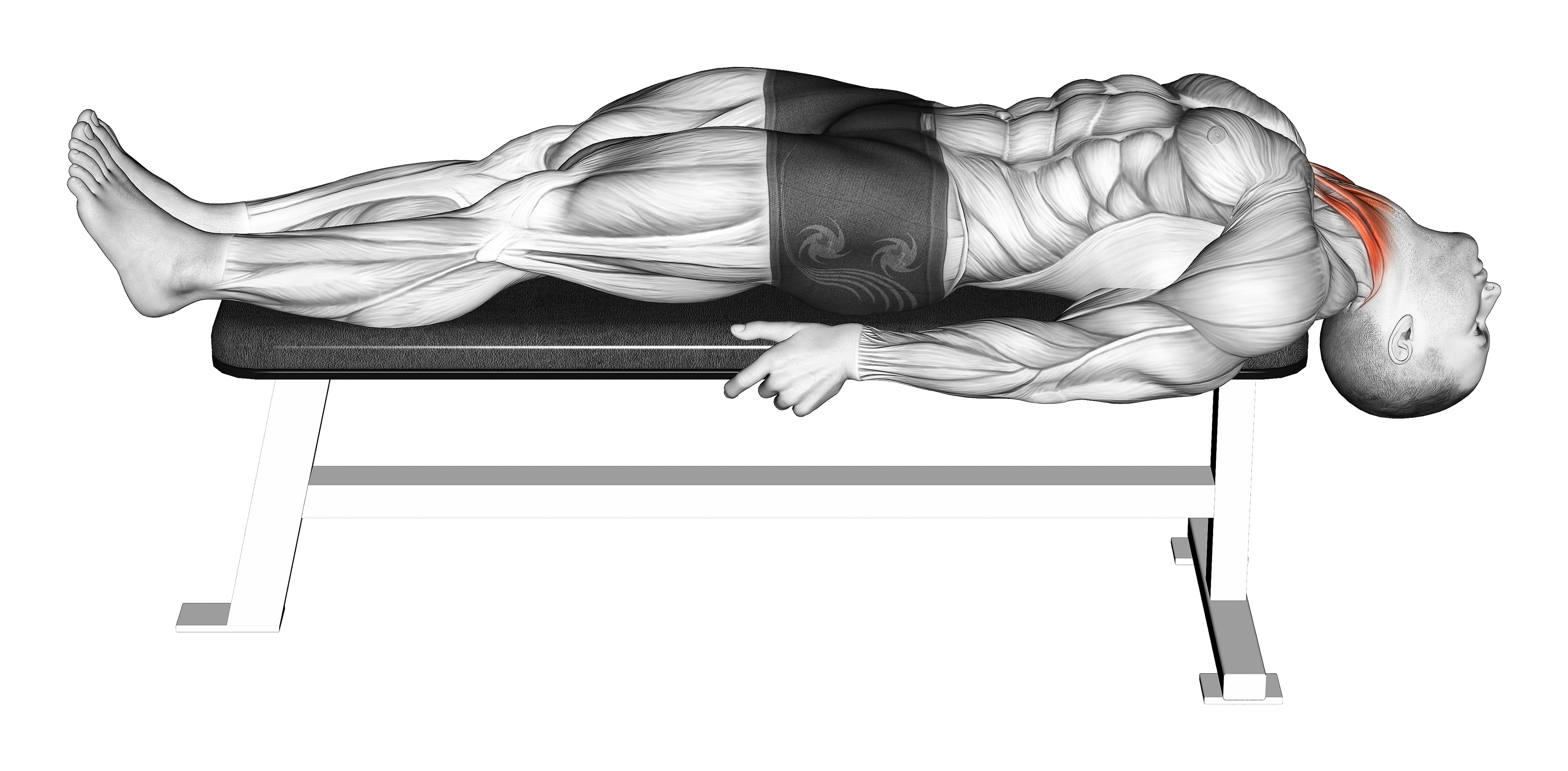 Lying Neck Extension Stretch