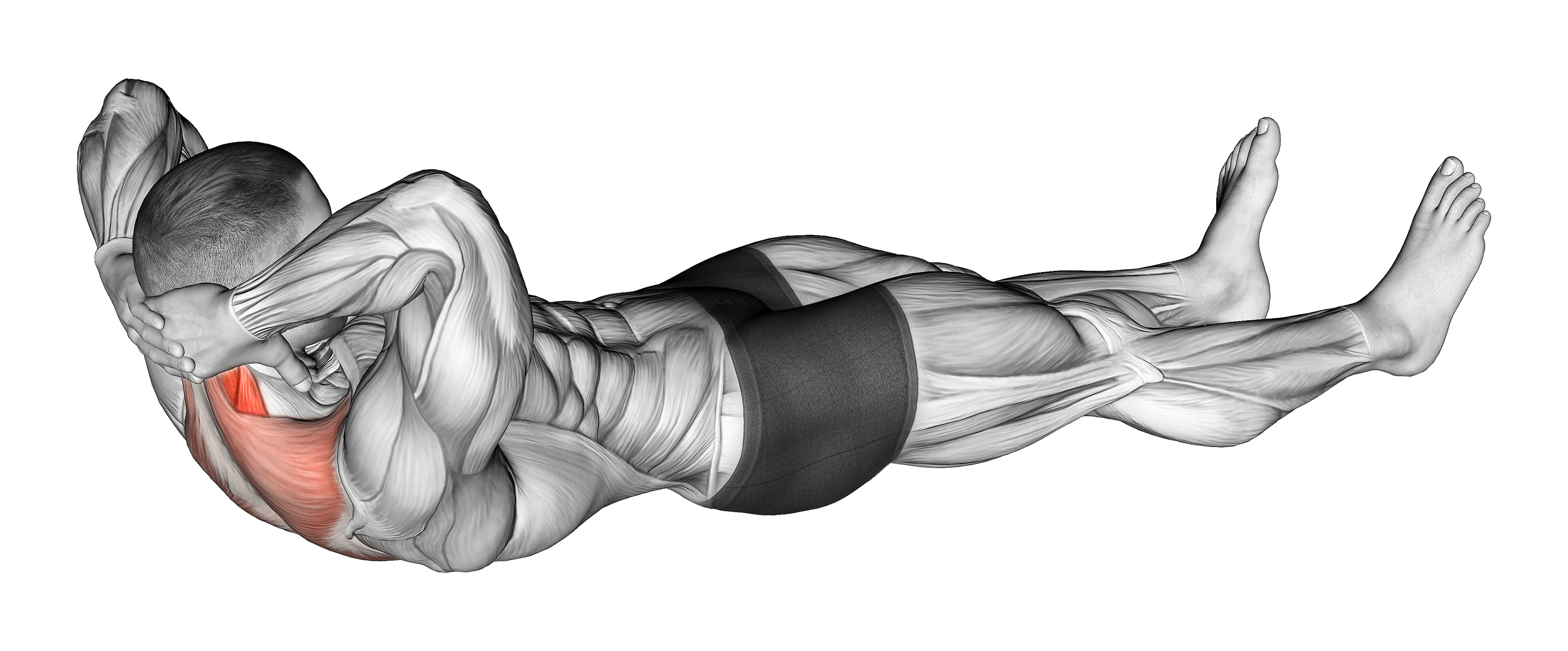 Lying Neck Extensor Stretch