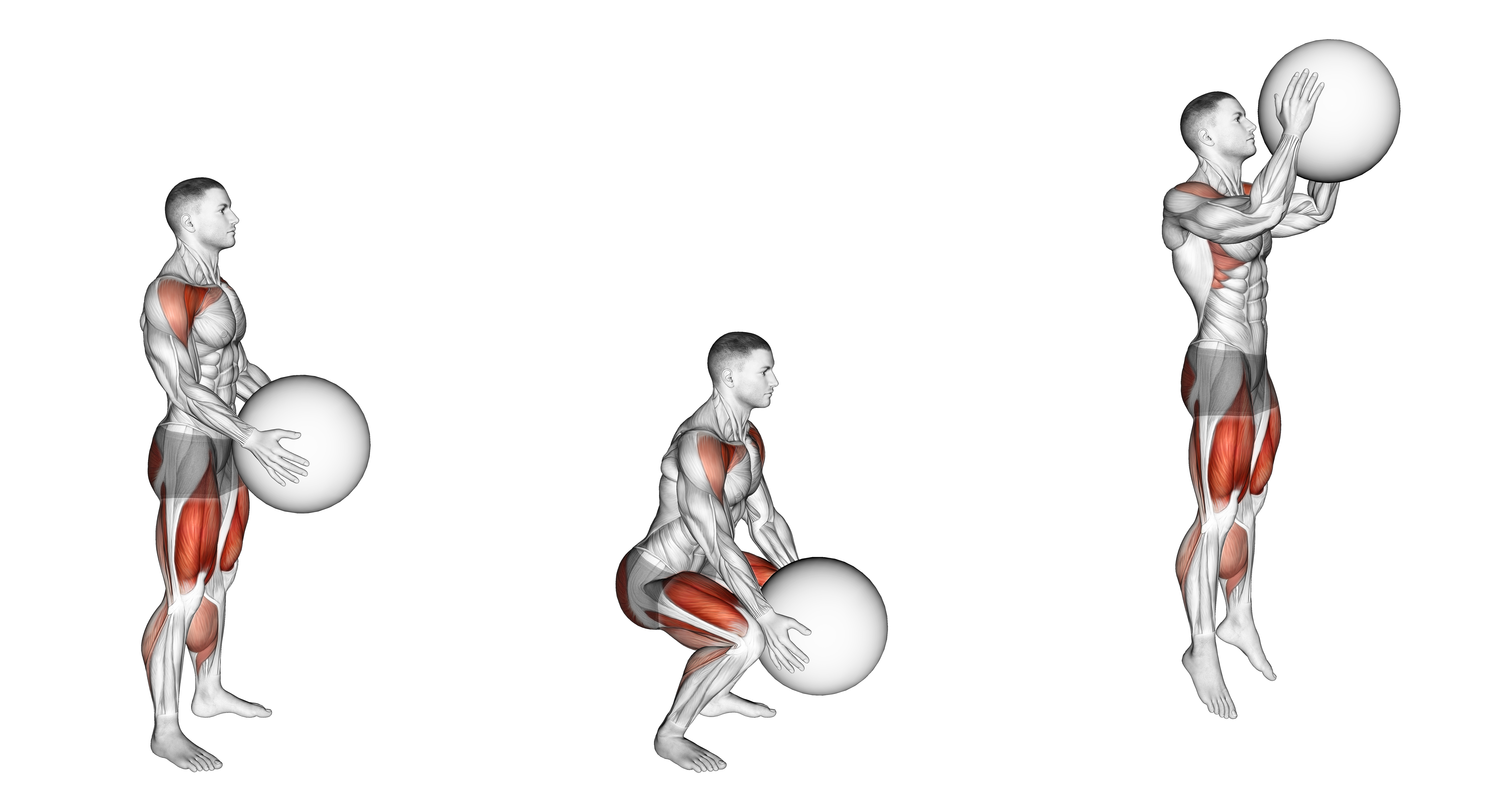 Medicine Ball Squat Jump