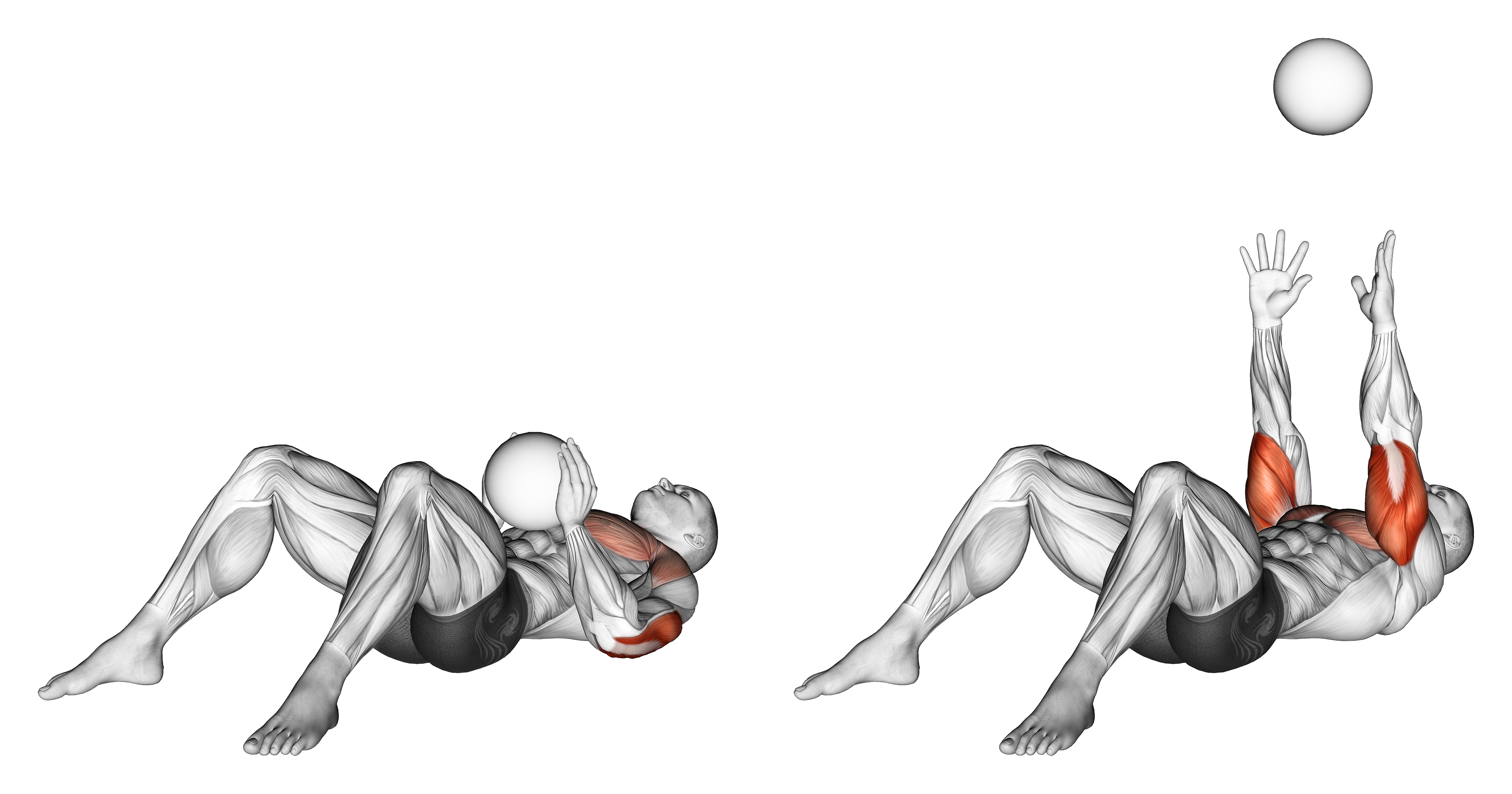 Medicine Ball Supine Chest Throw