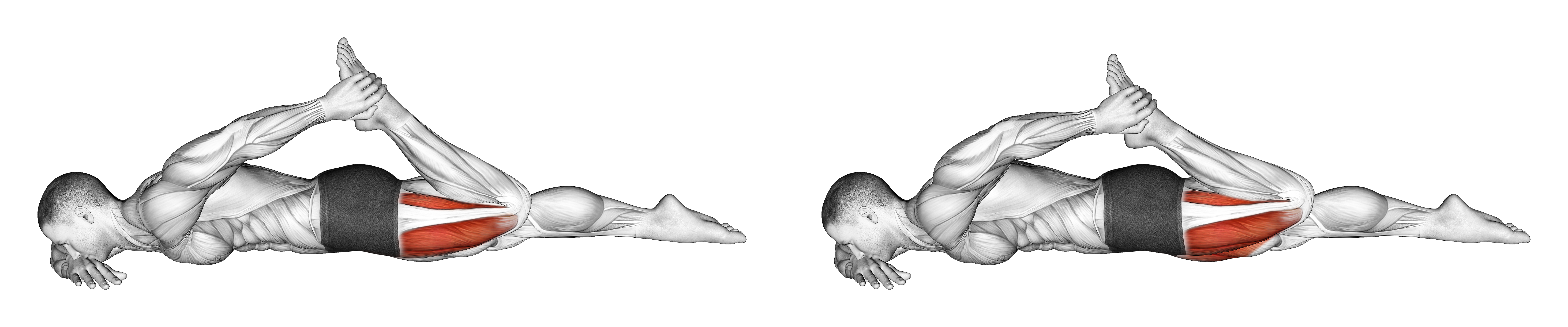 Quadriceps Lying Stretch