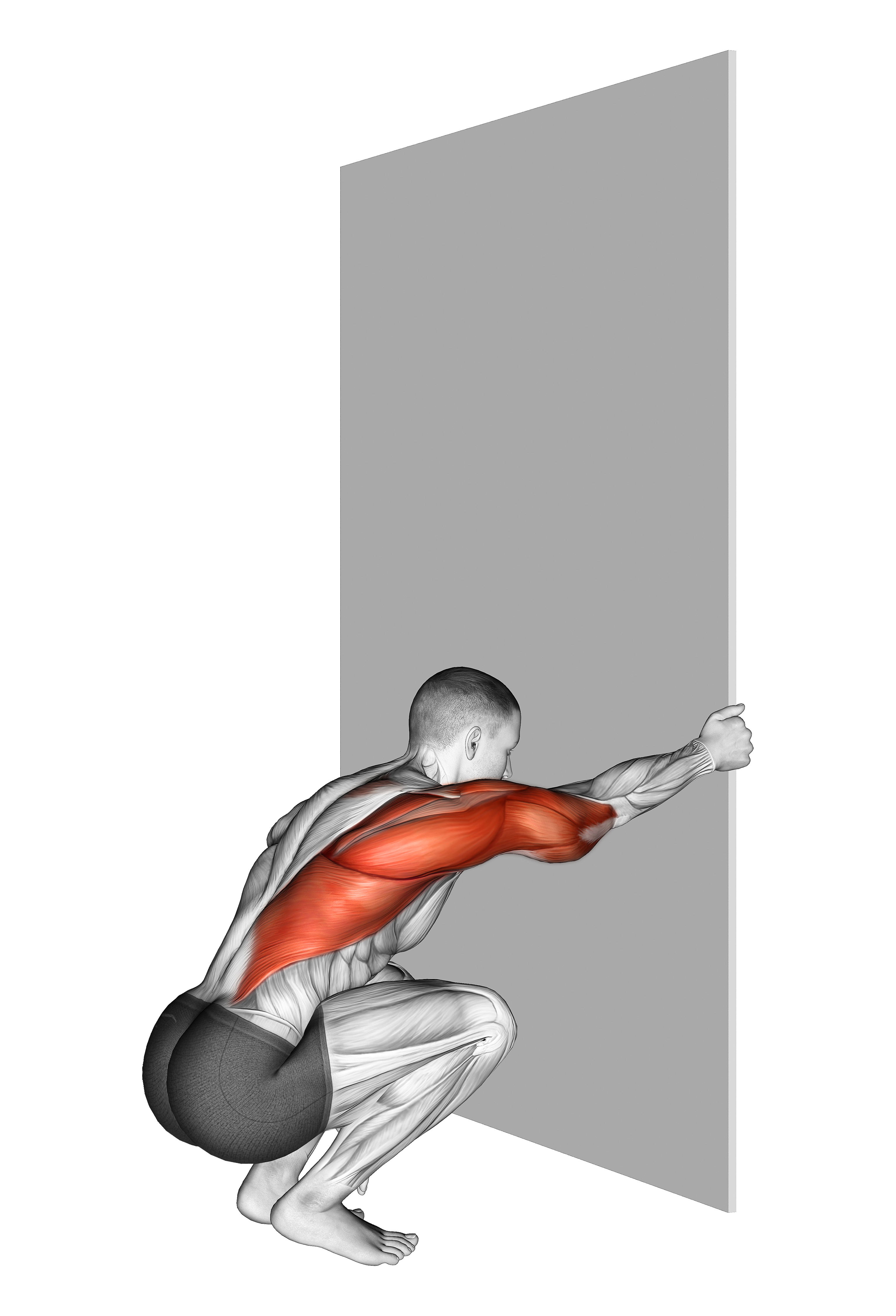 Reaching Upper Back Stretch Back