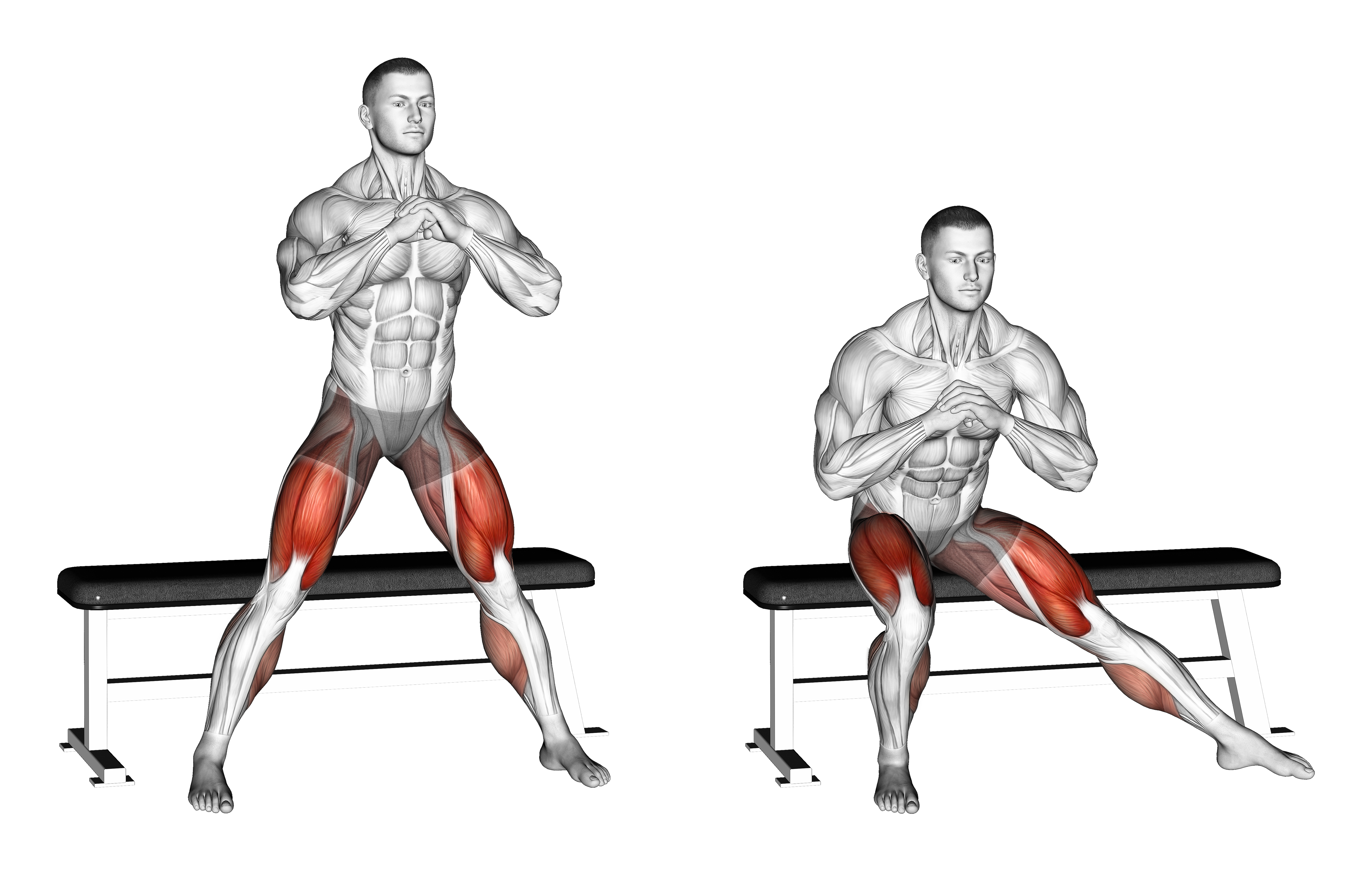 Side Bench Squat
