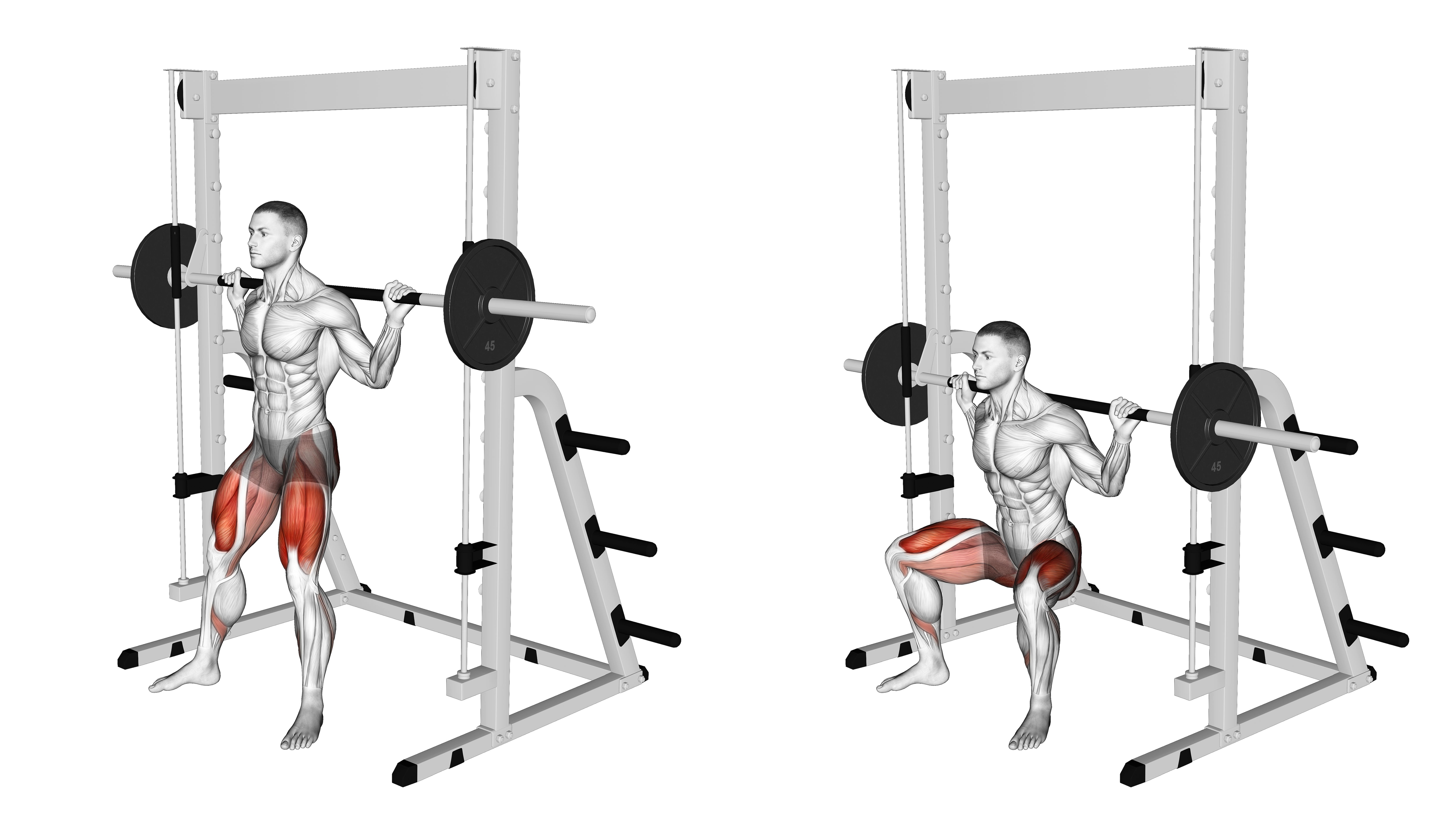 Smith Sumo Chair Squat