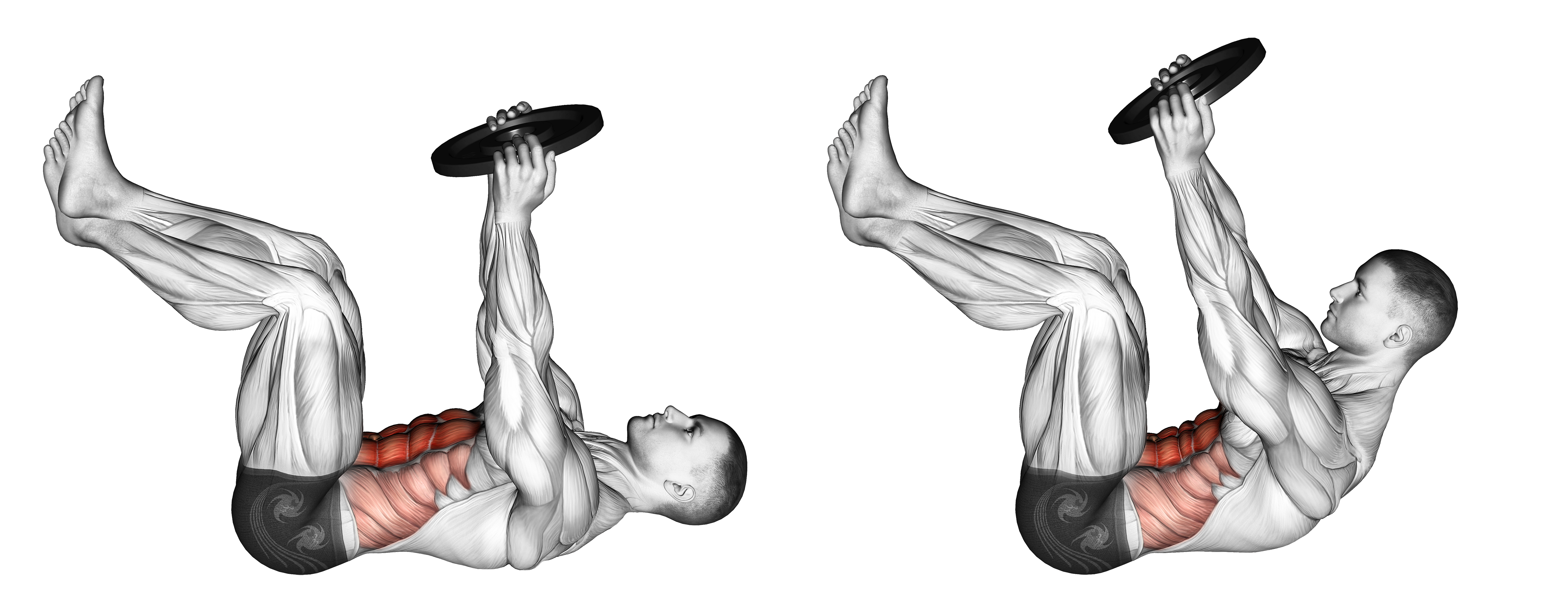 Weighted Crunch Waist Max