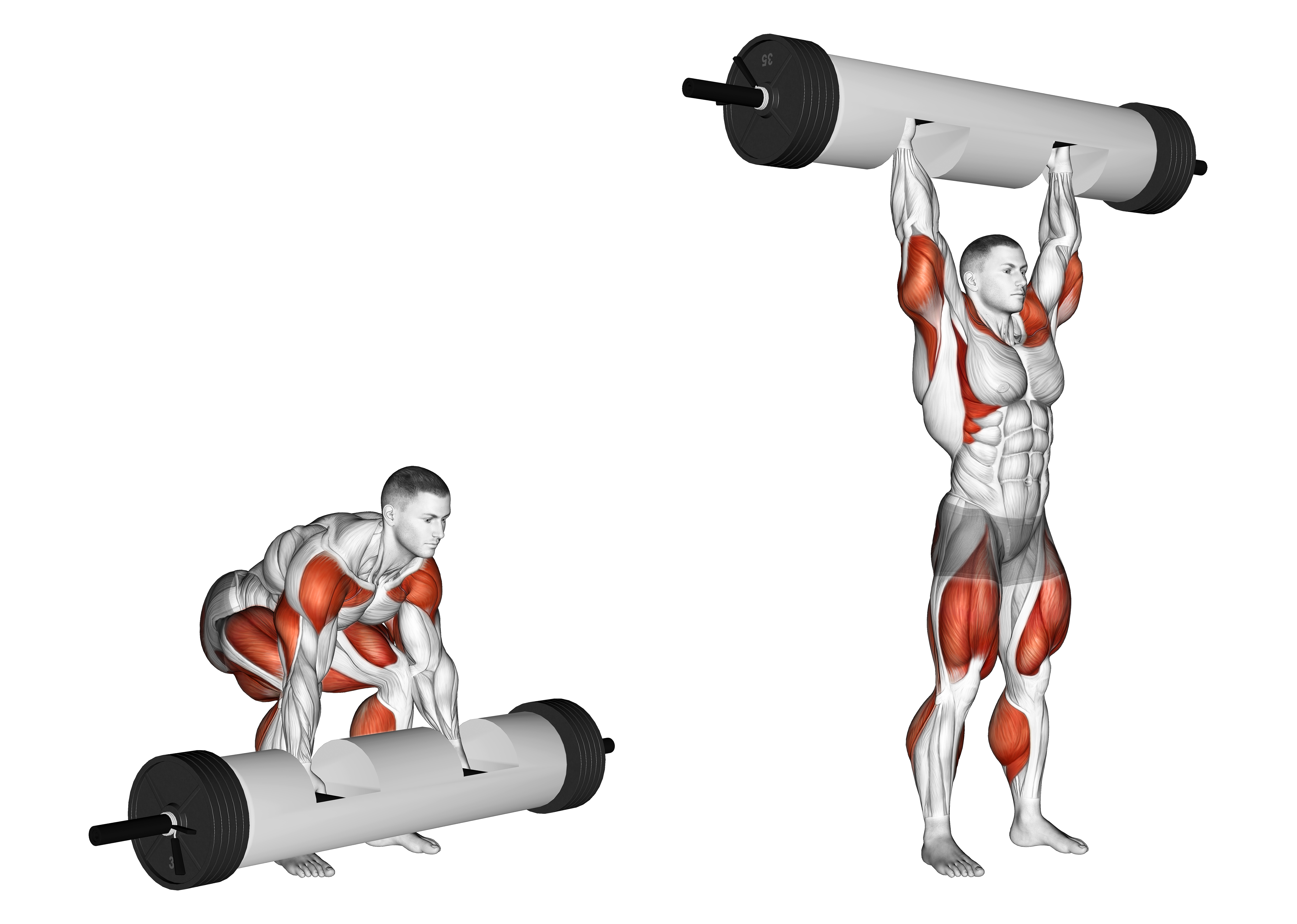 Strongman Log Lift Weightlifting Max
