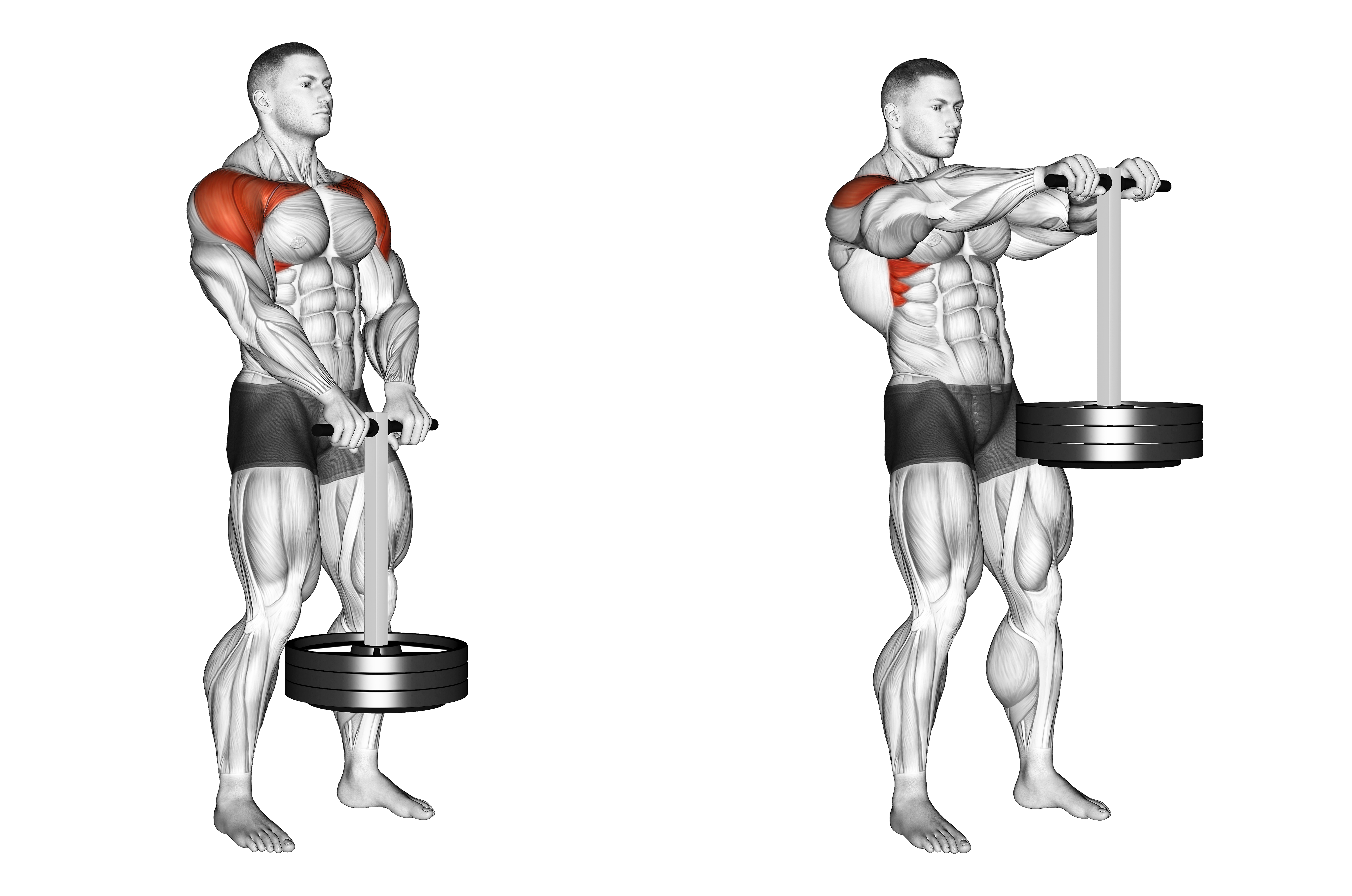 Strongman Front Hold Weightlifting Max