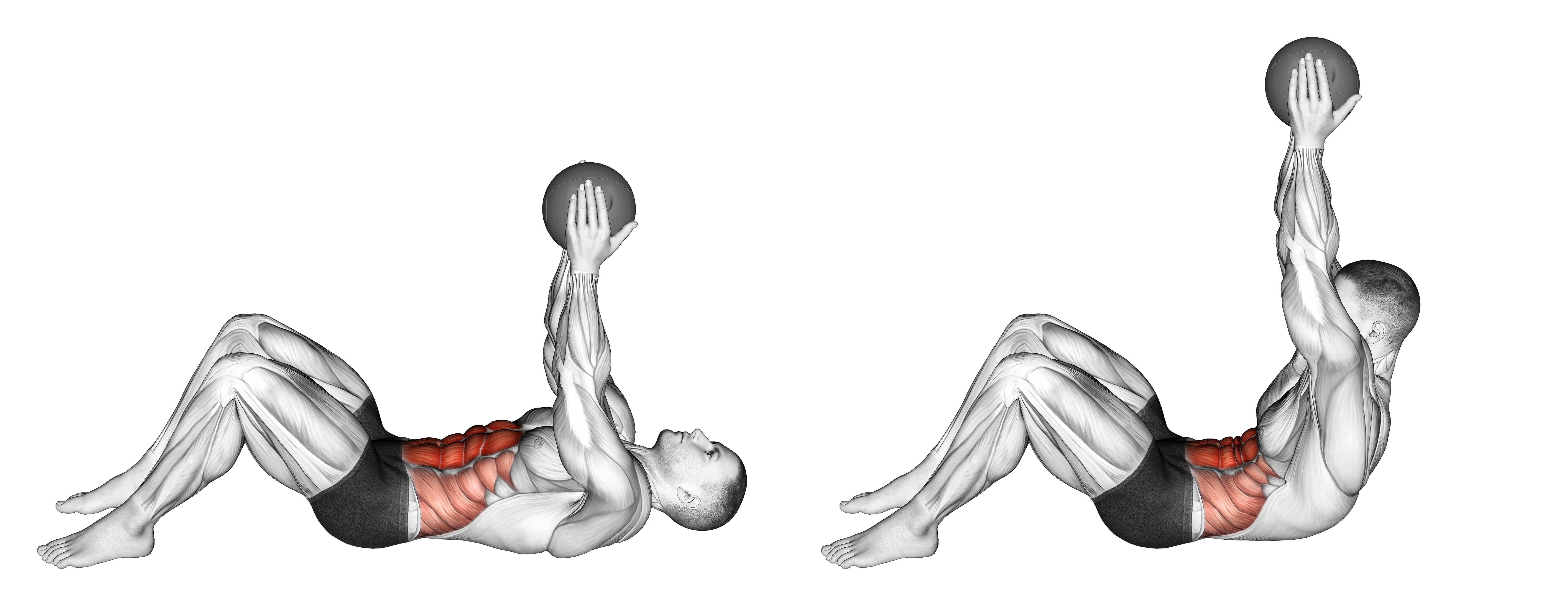 Crunch With Medicine Ball