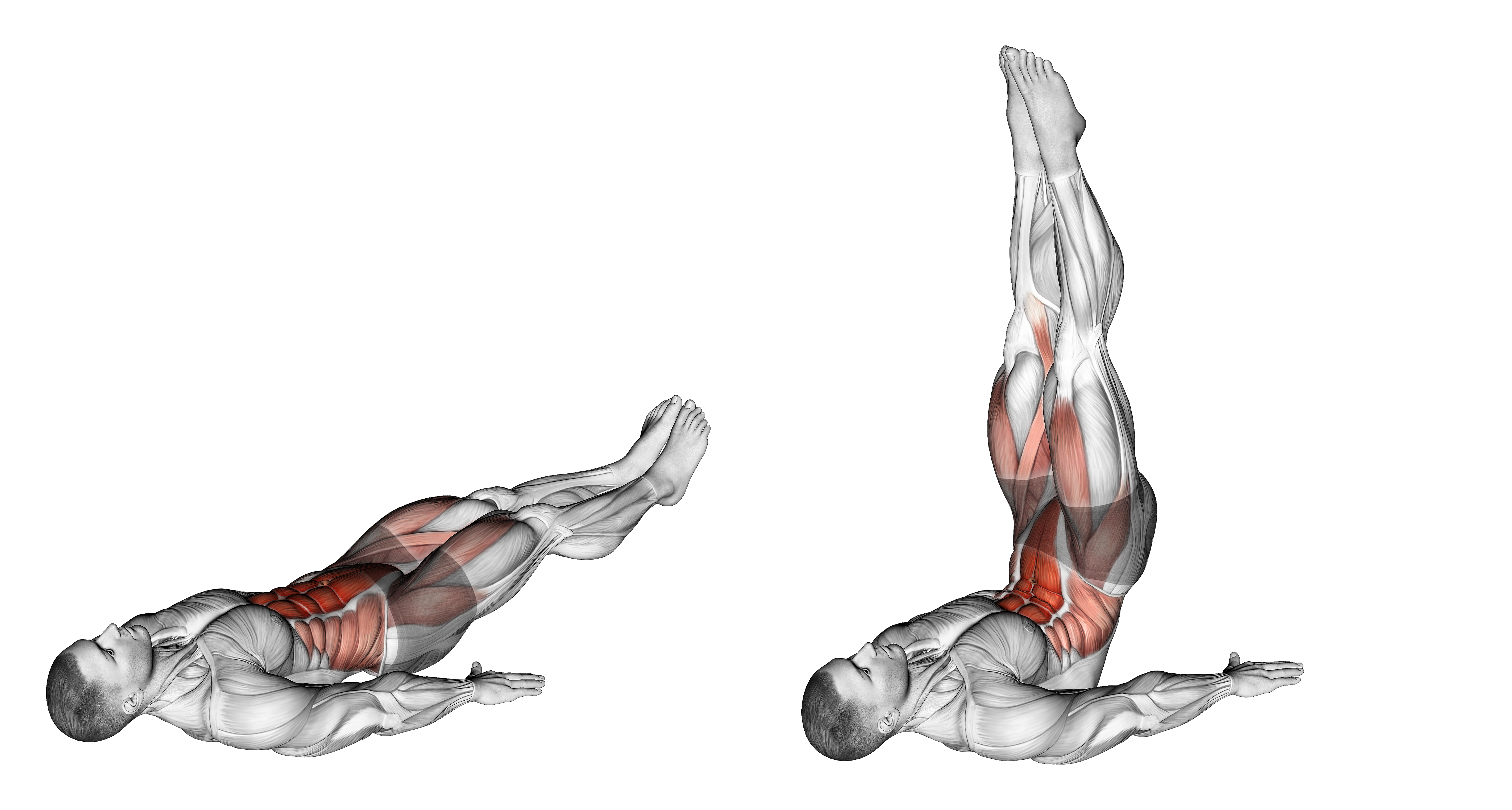 Alternate Lying Floor Leg Raise