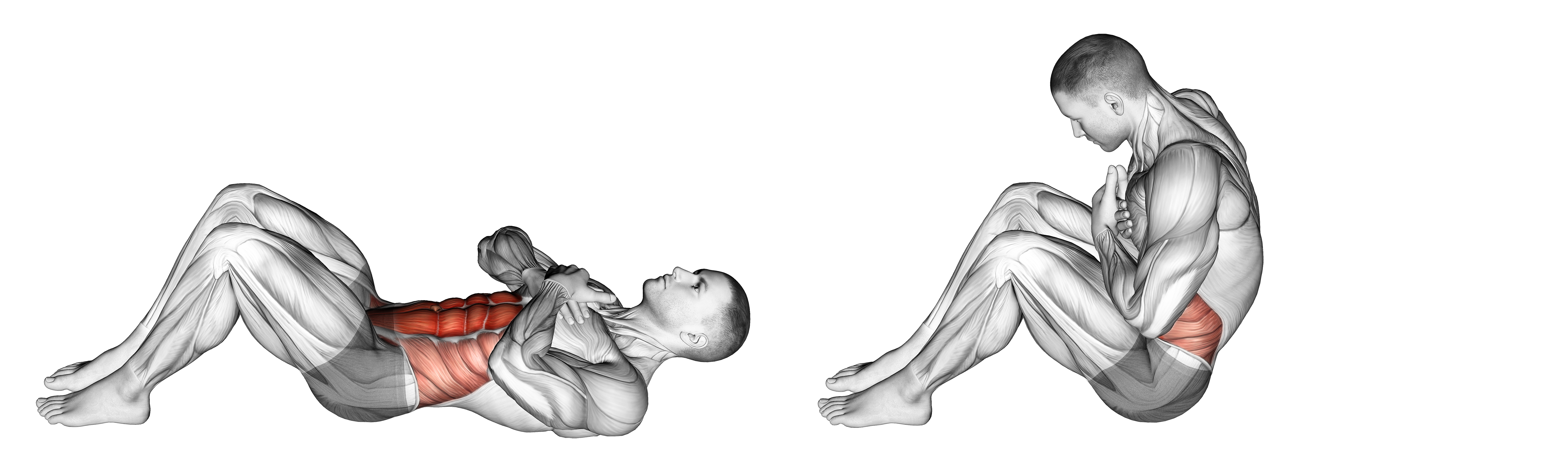 Sit Up With Arms On Chest