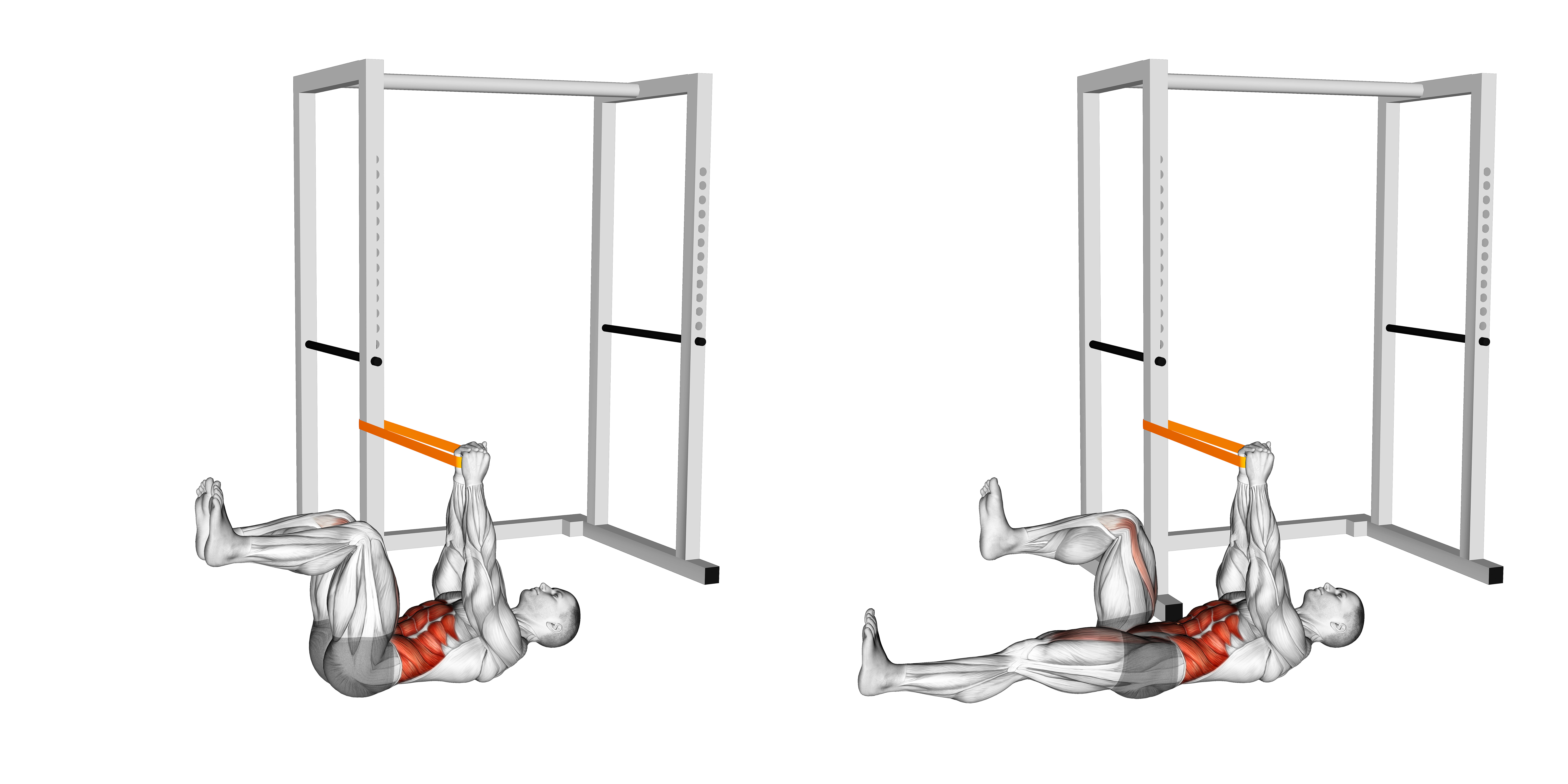 Resistance Band Anti Rotation Dead Bug
