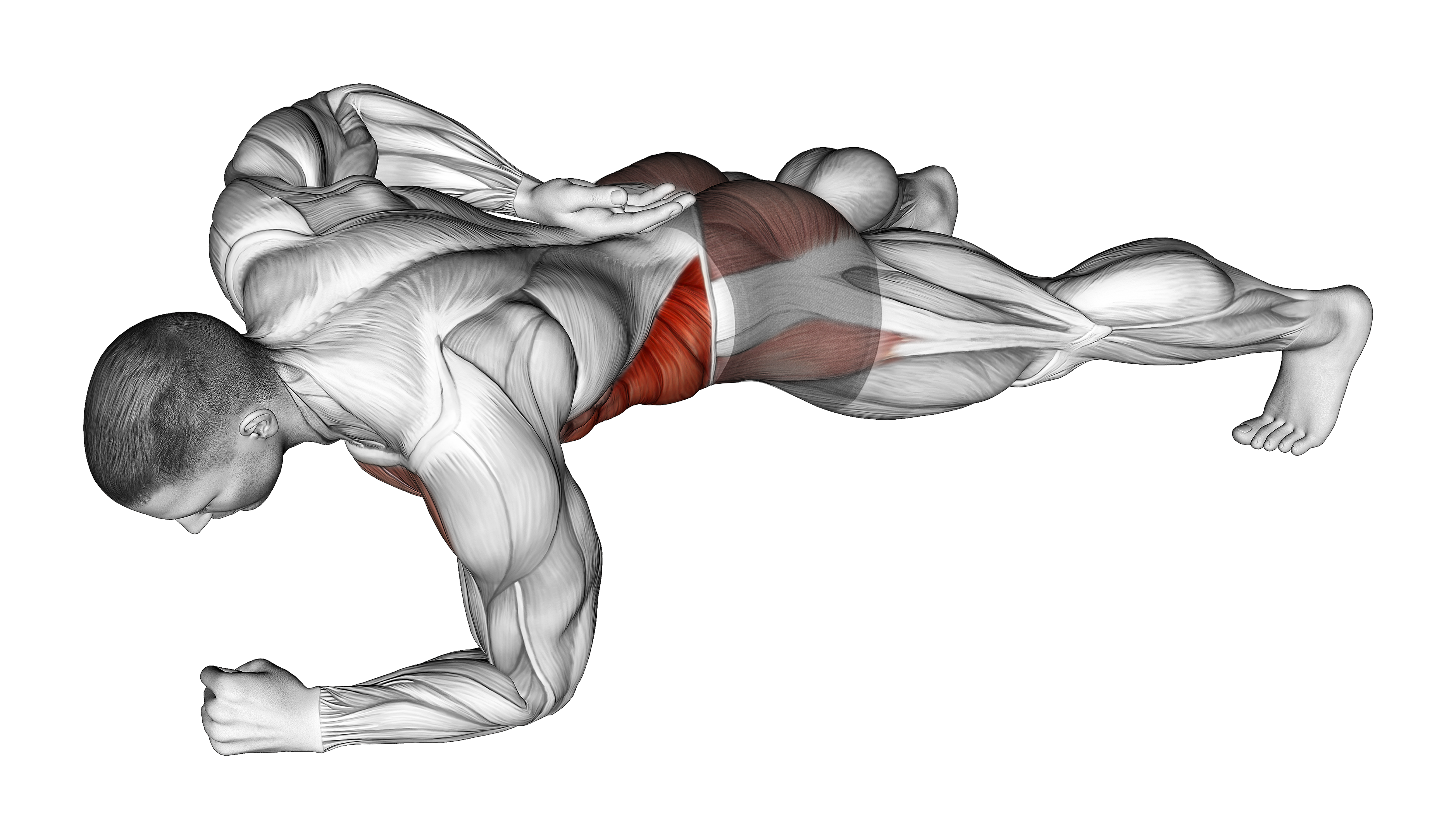 One Arm Front Plank