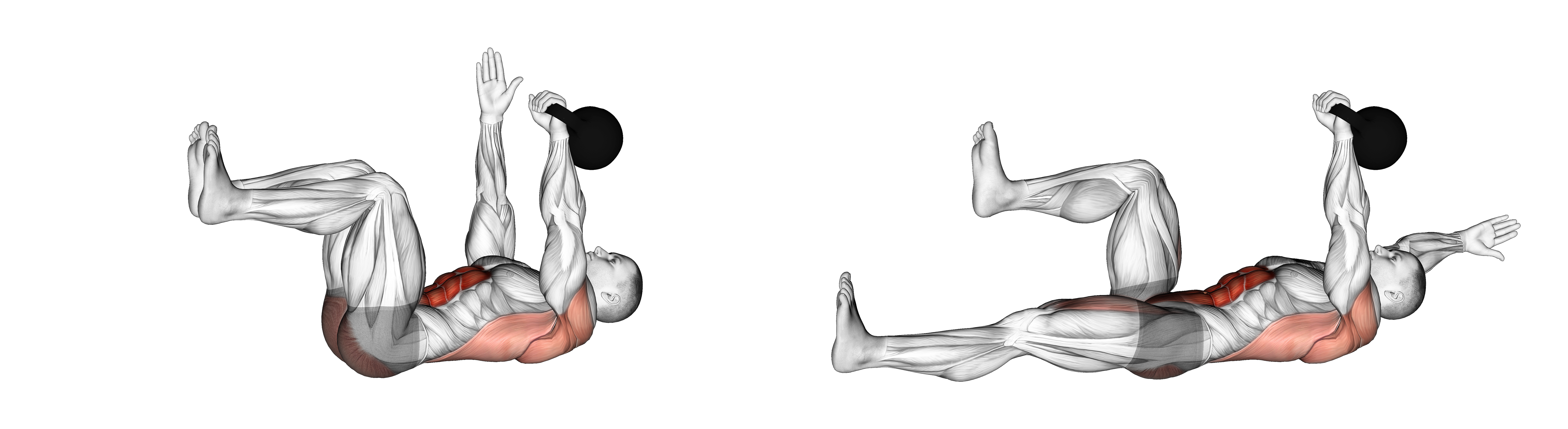 Kettlebell Dead Bug