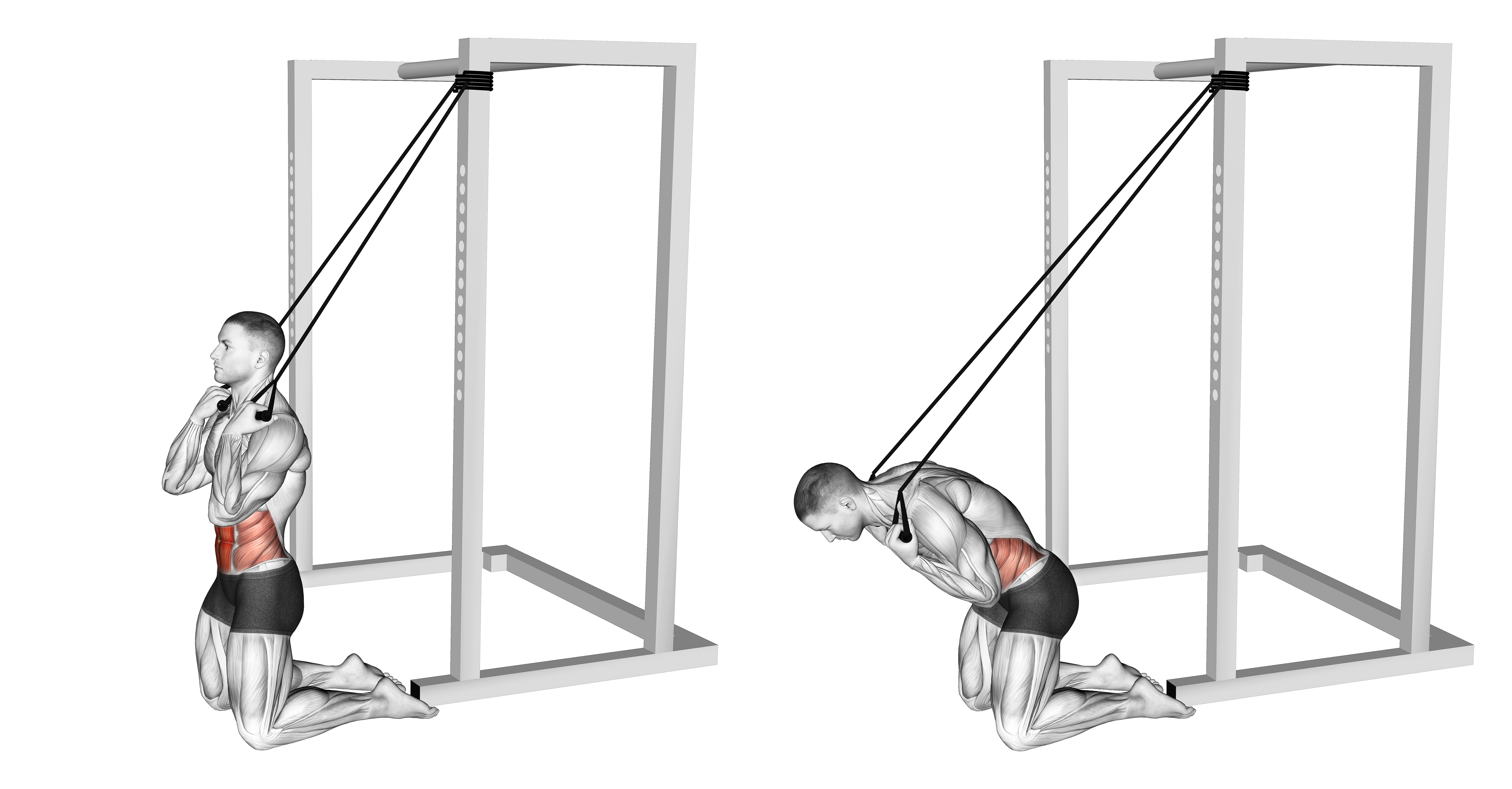 Band Kneeling Crunch